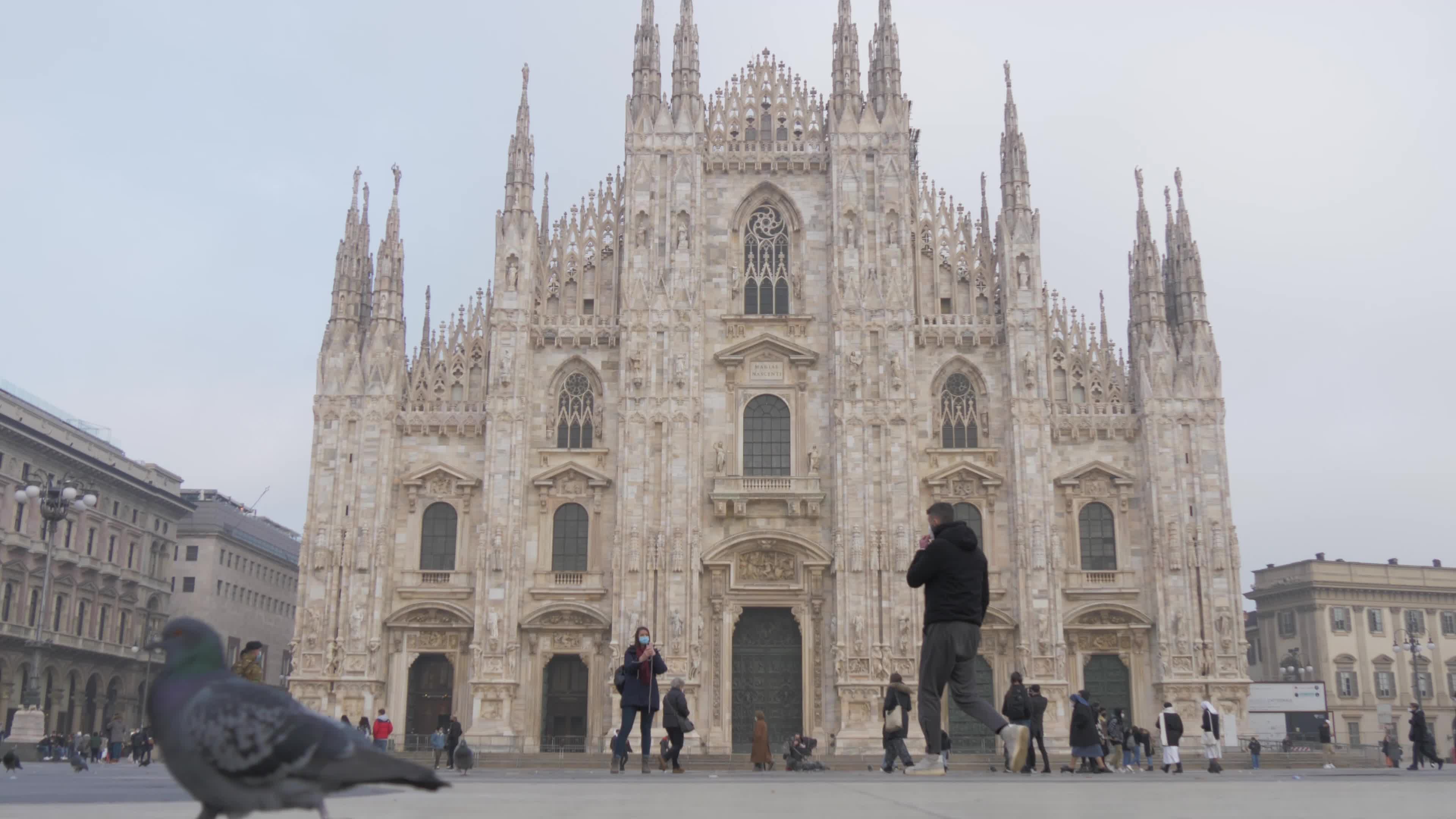 Daily life in Milan amid Covid-19 pandemic