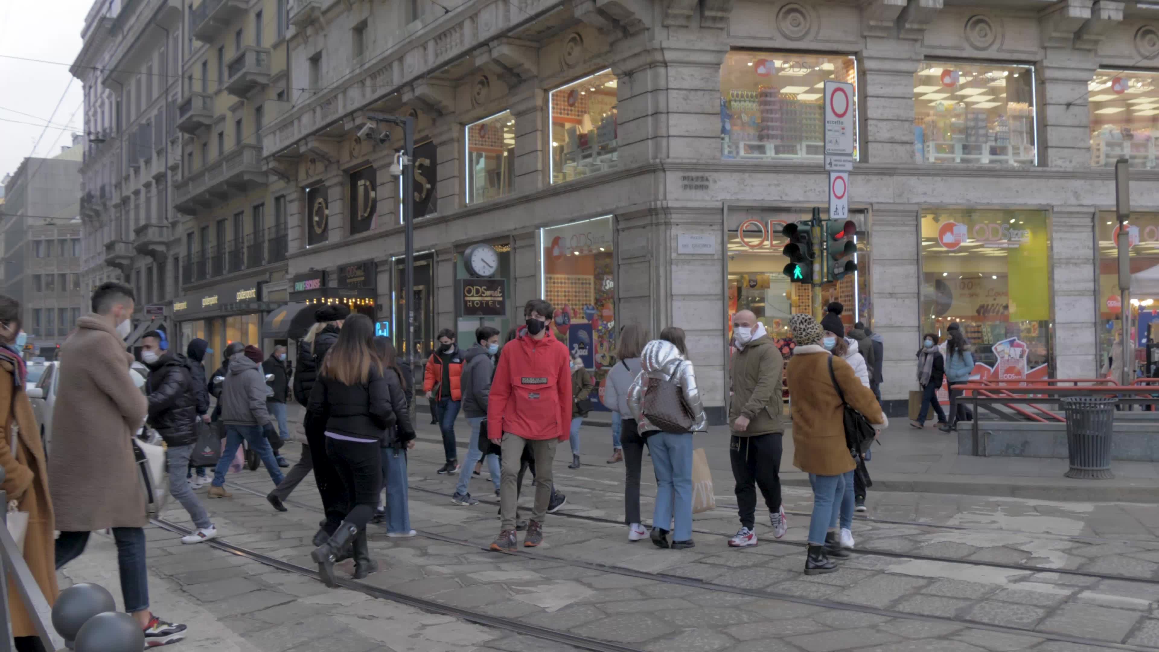 Daily life in Milan amid Covid-19 pandemic