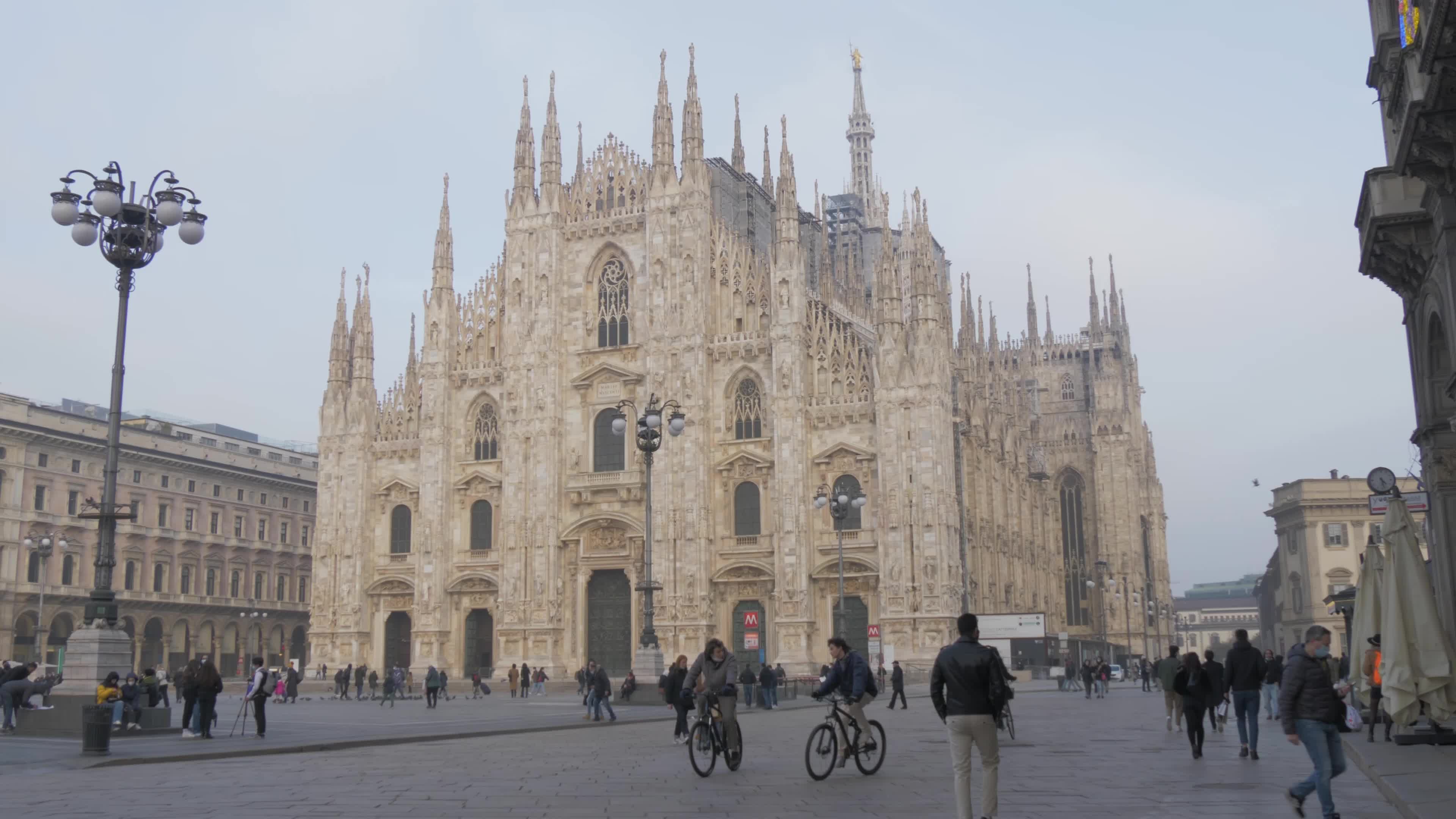 Daily life in Milan amid Covid-19 pandemic