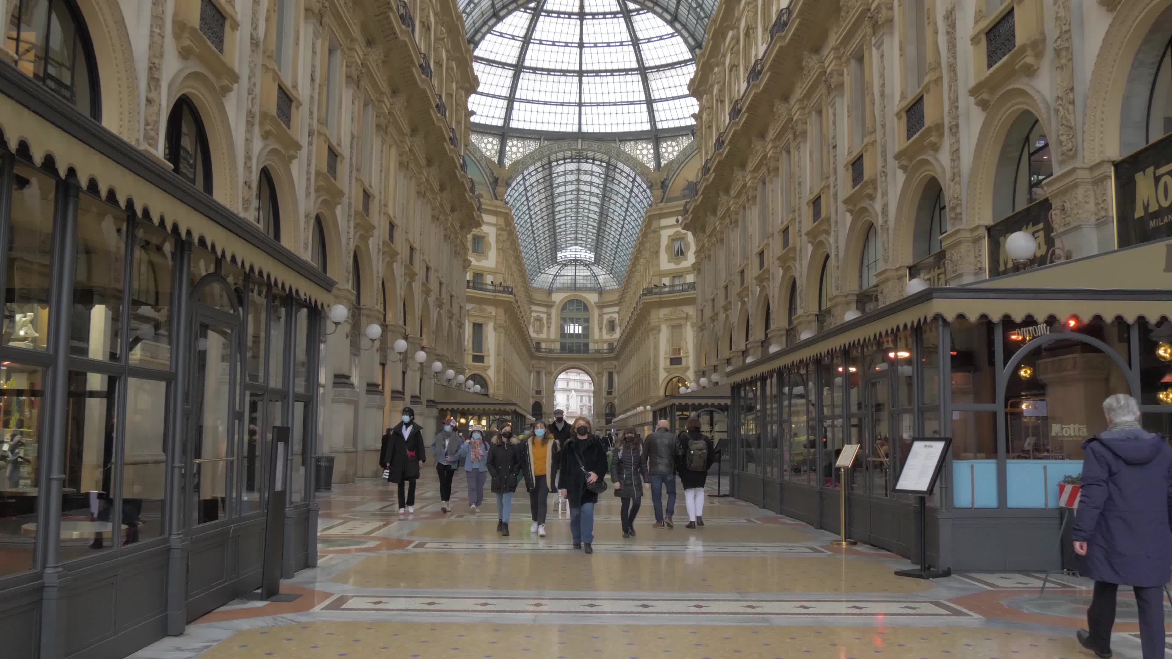 Daily life in Milan amid Covid-19 pandemic