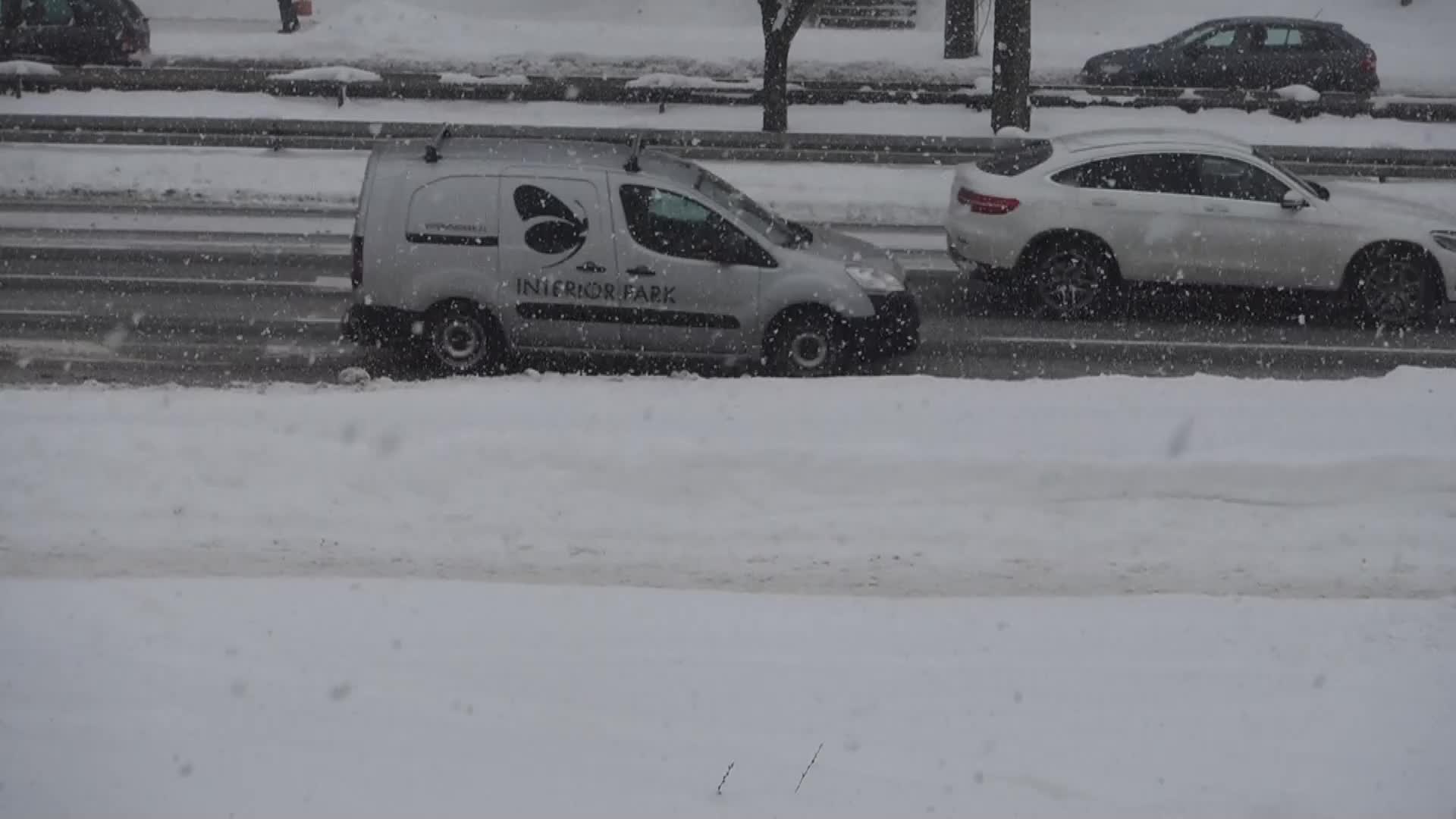 Winter attack in Gdynia, Poland