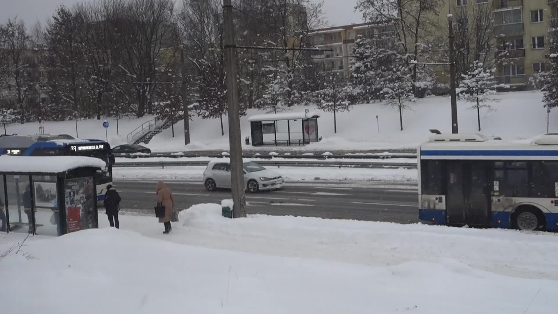 Winter attack in Gdynia, Poland