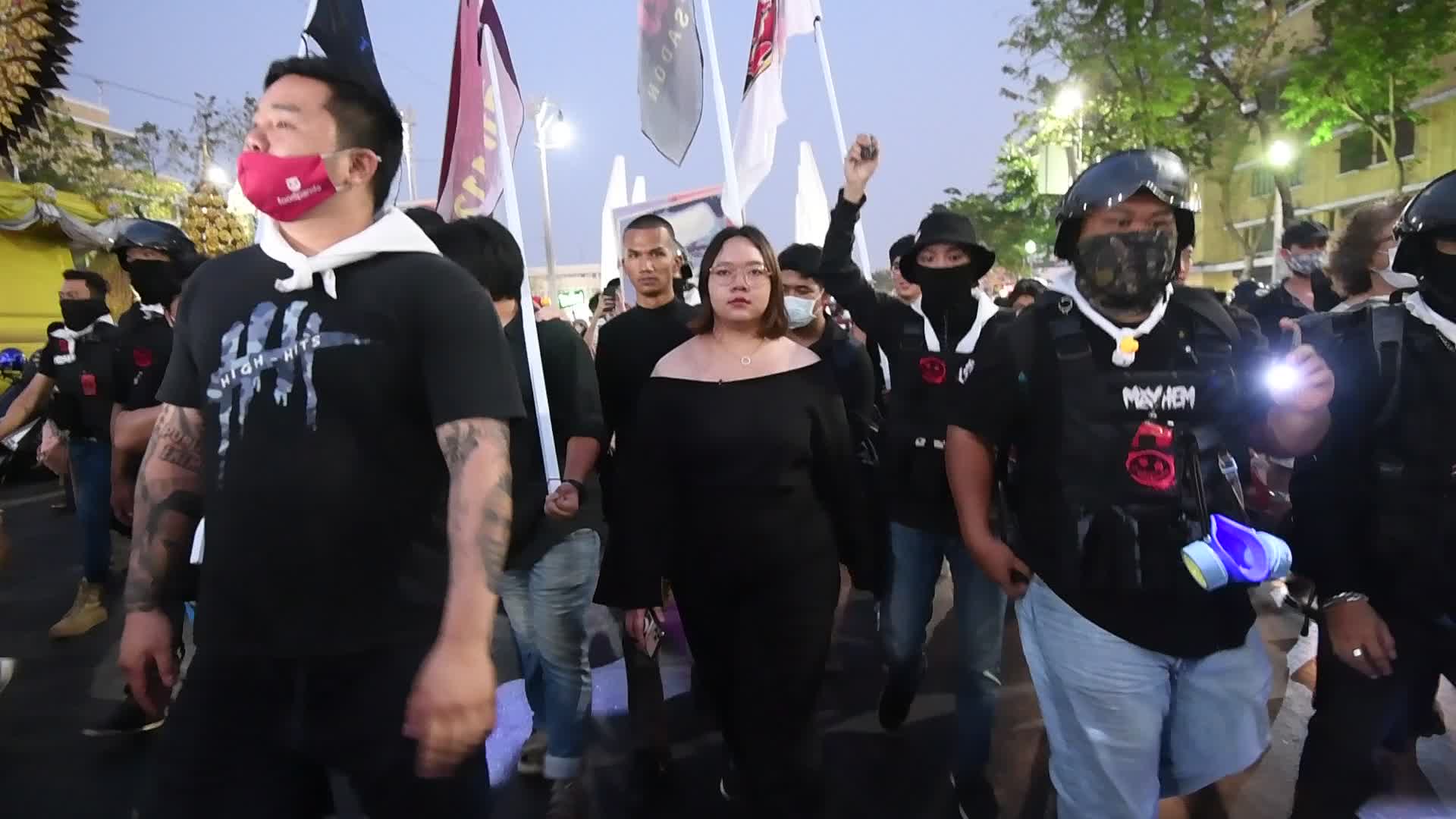Protest Against Article 112 In Bangkok