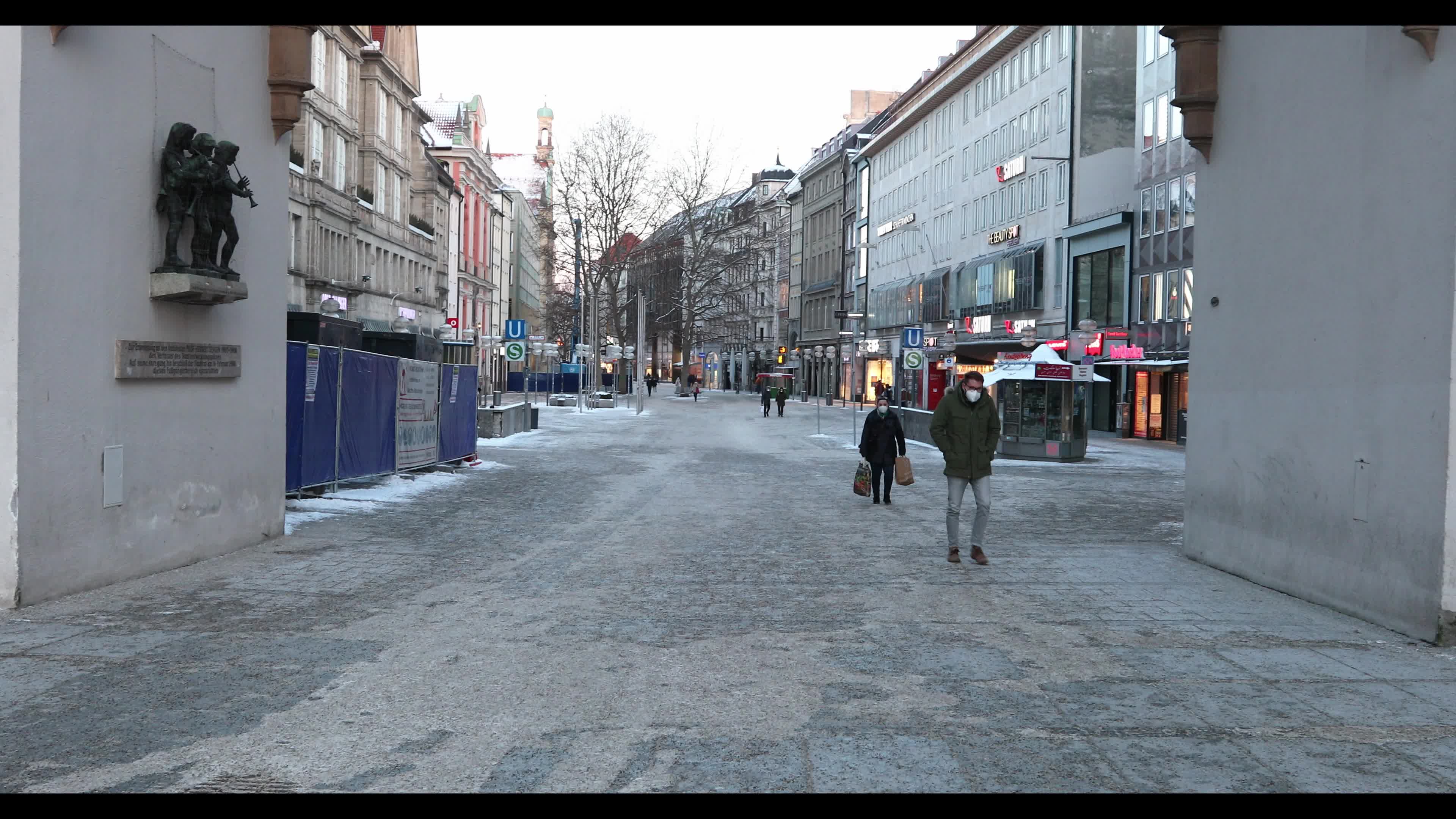 Coronavirus lockdown in Munich, Germany