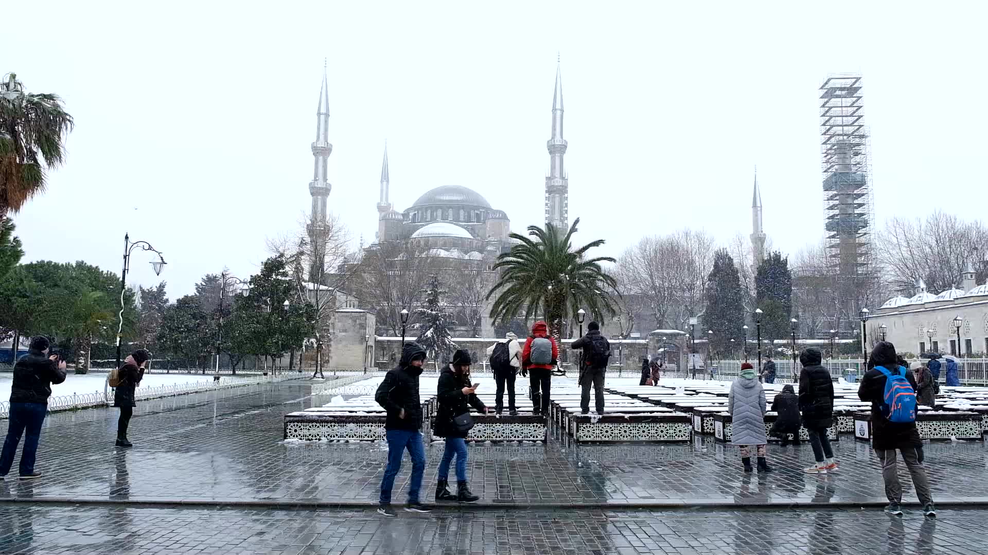 Snow In Istanbul