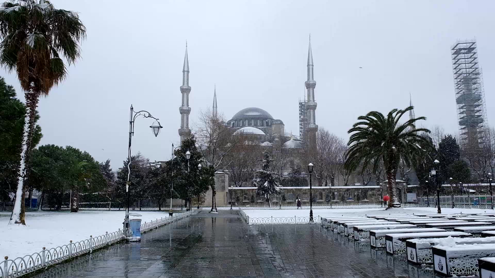 Snow In Istanbul