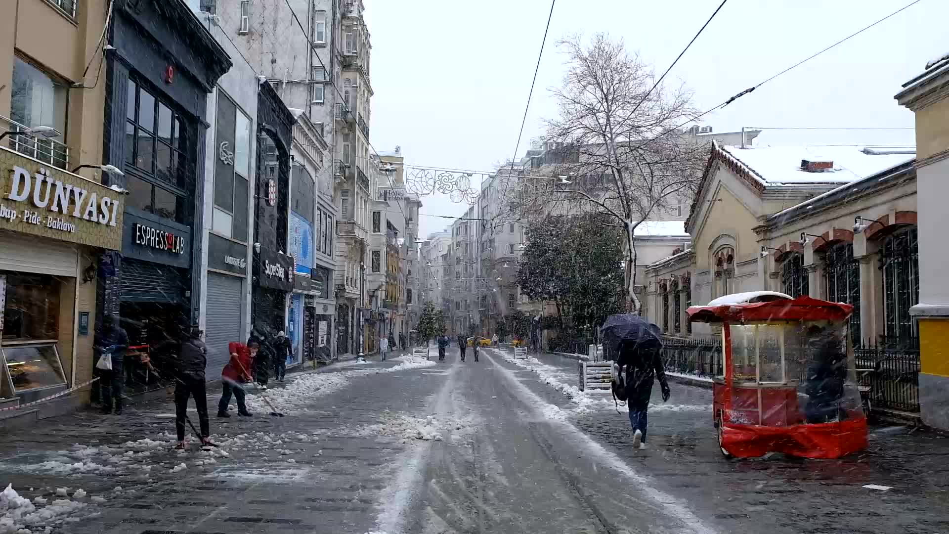Snow In Istanbul