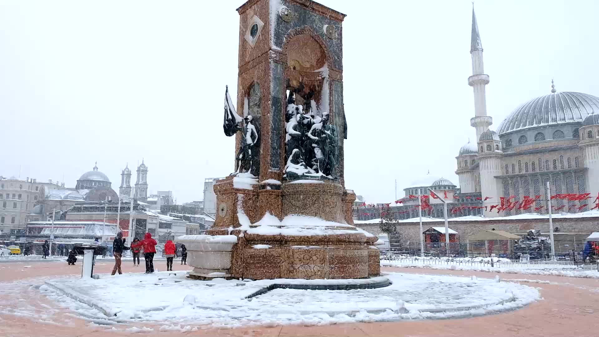 Snow In Istanbul