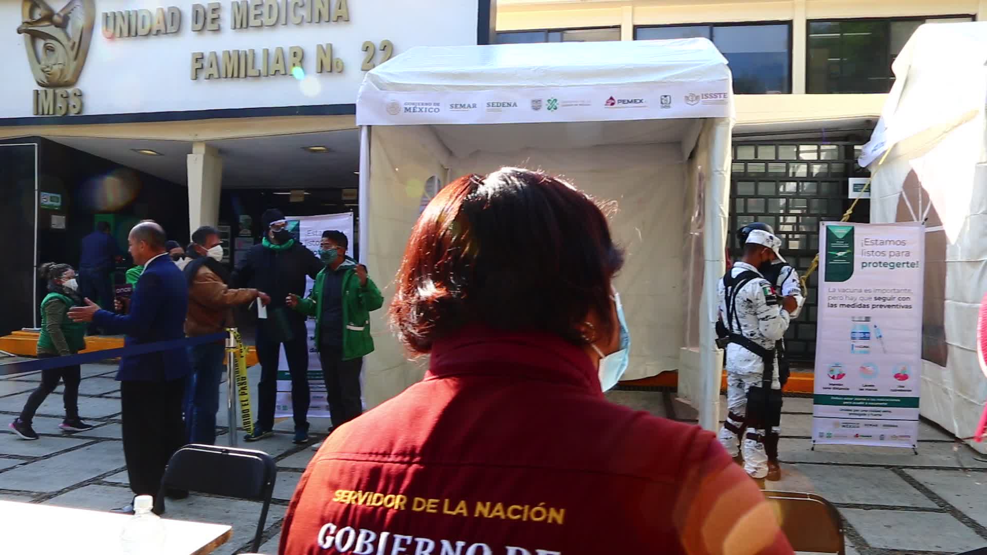 Vaccination Against Covid-19 For Elderly People In Mexico City 