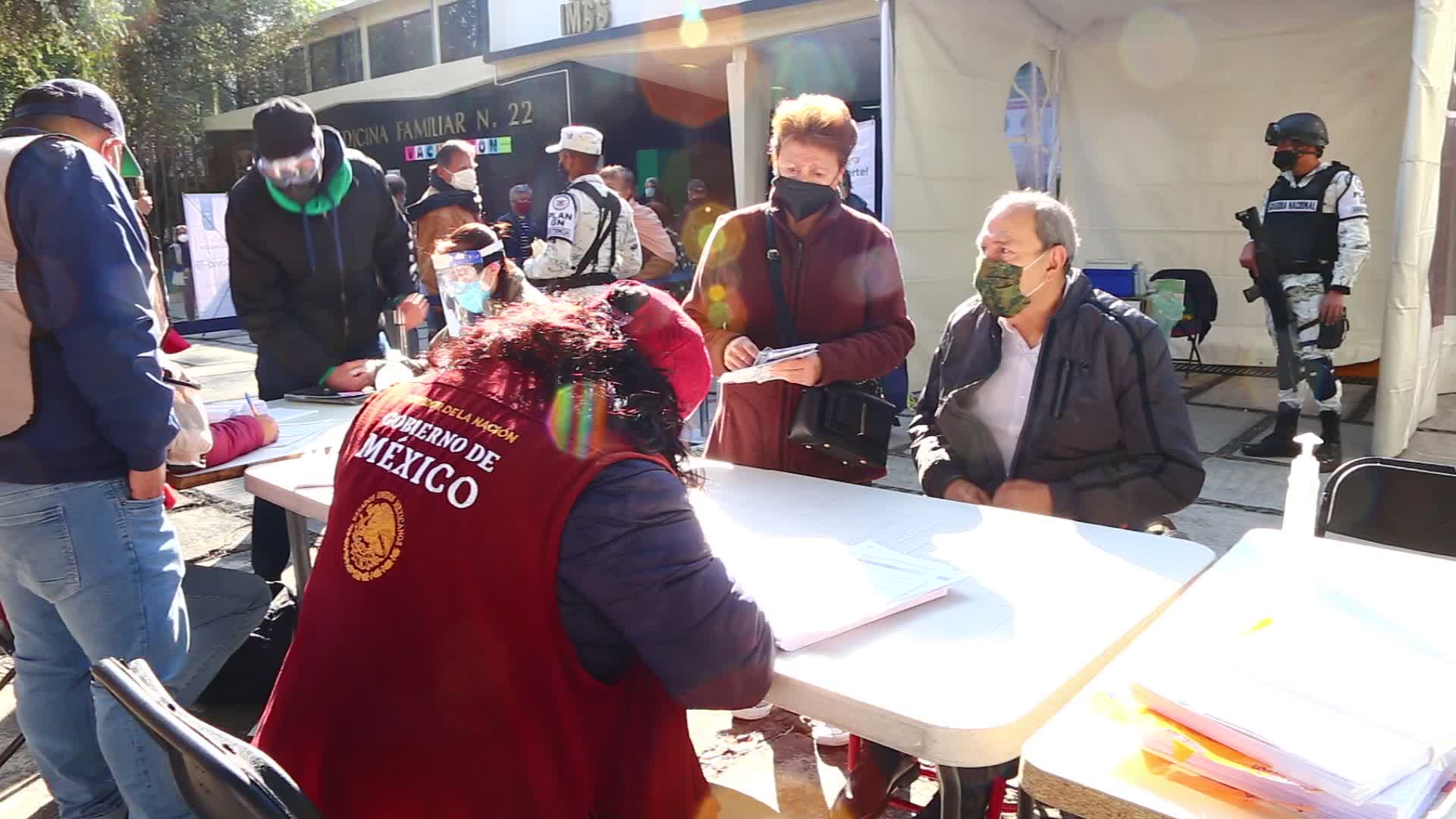 Vaccination Against Covid-19 For Elderly People In Mexico City 