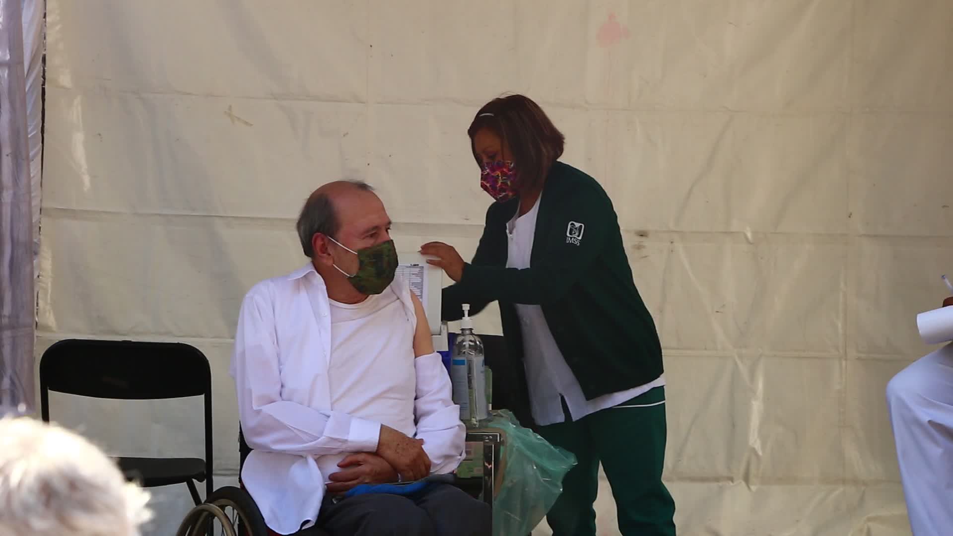 Vaccination Against Covid-19 For Elderly People In Mexico City 