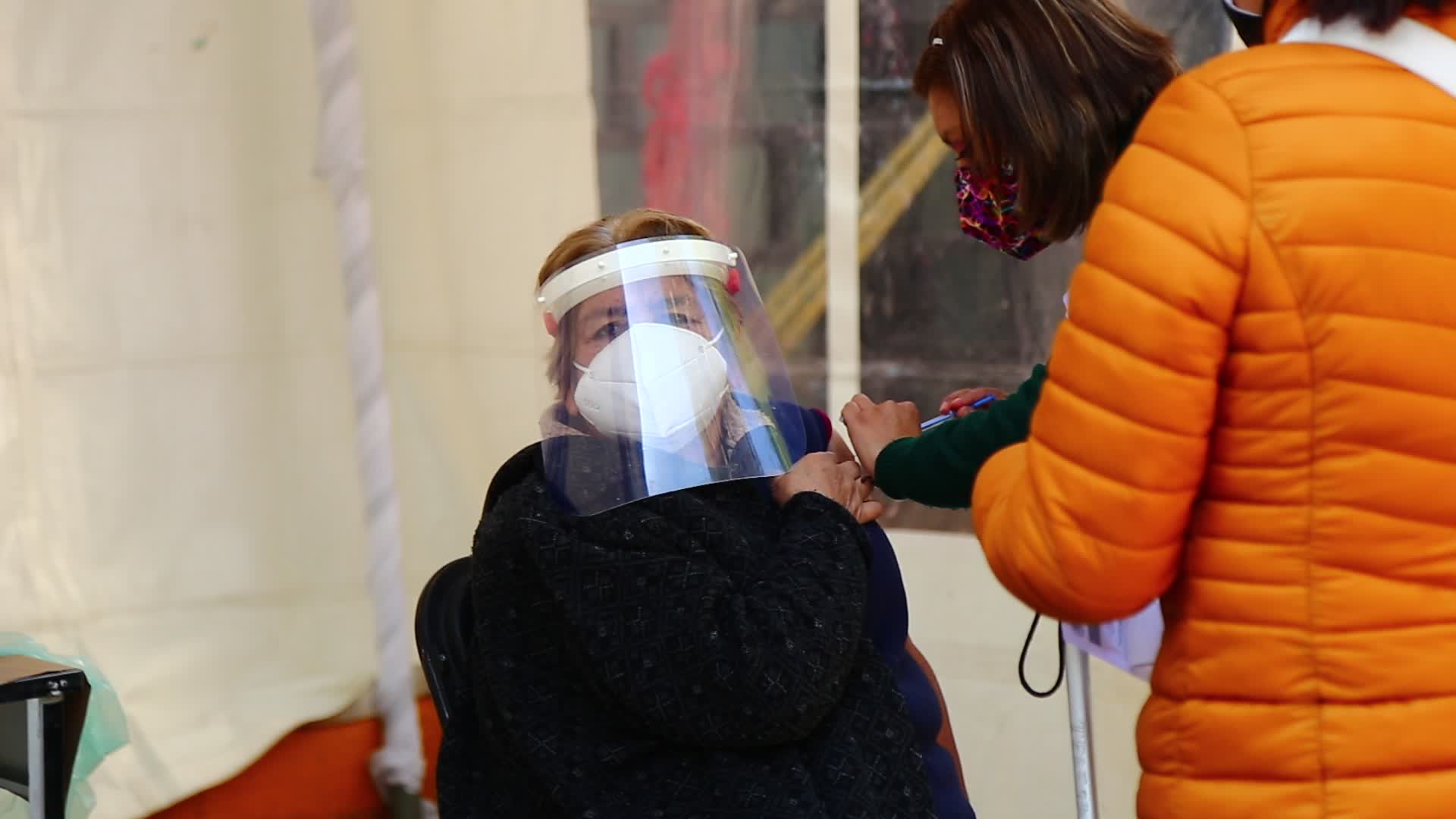 Vaccination Against Covid-19 For Elderly People In Mexico City 