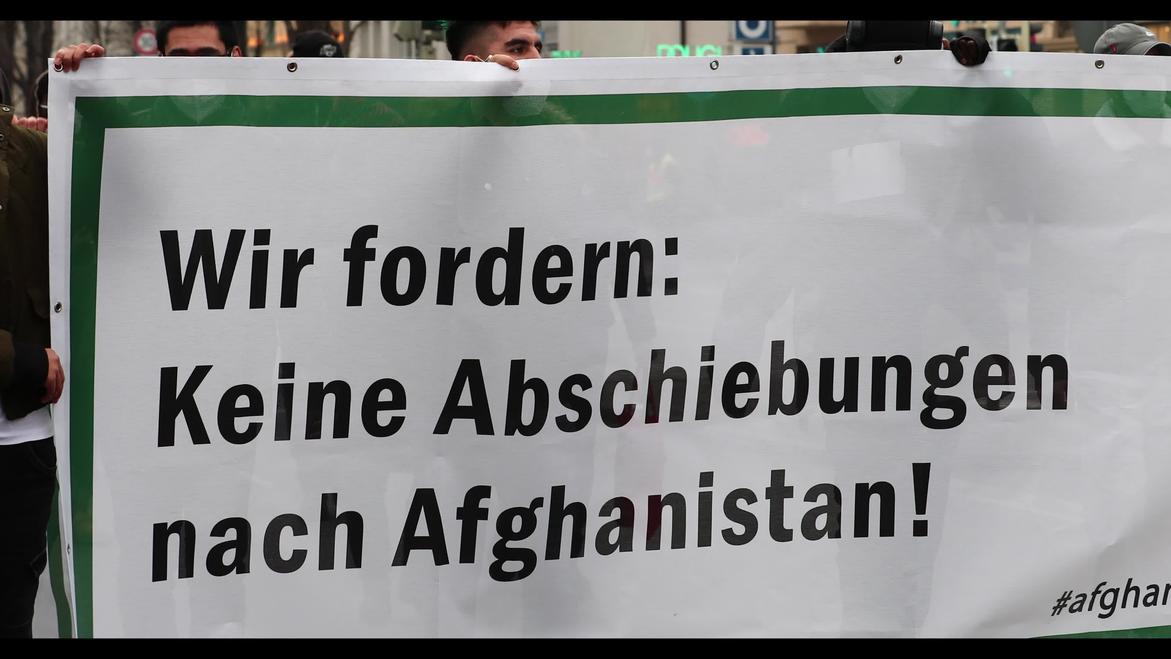 Protest against deportations to Afghanistan