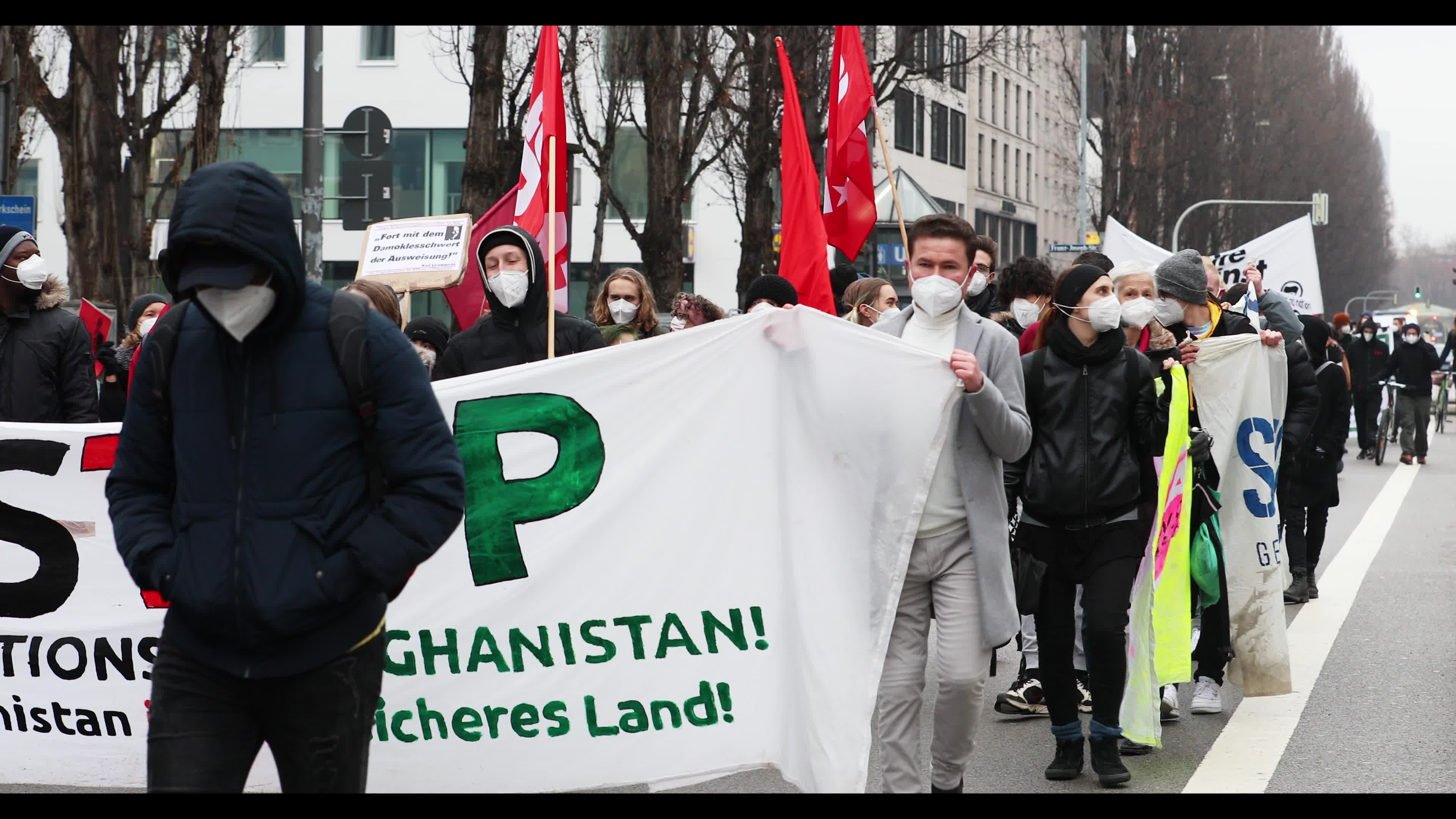 Protest against deportations to Afghanistan