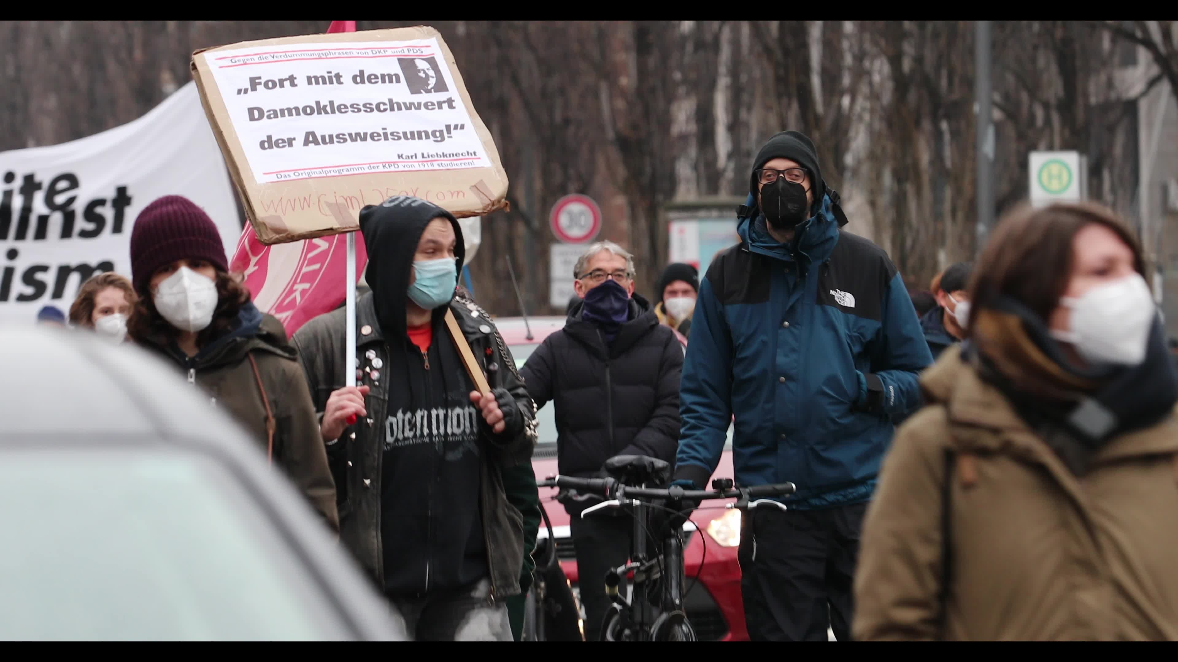 Protest against deportations to Afghanistan