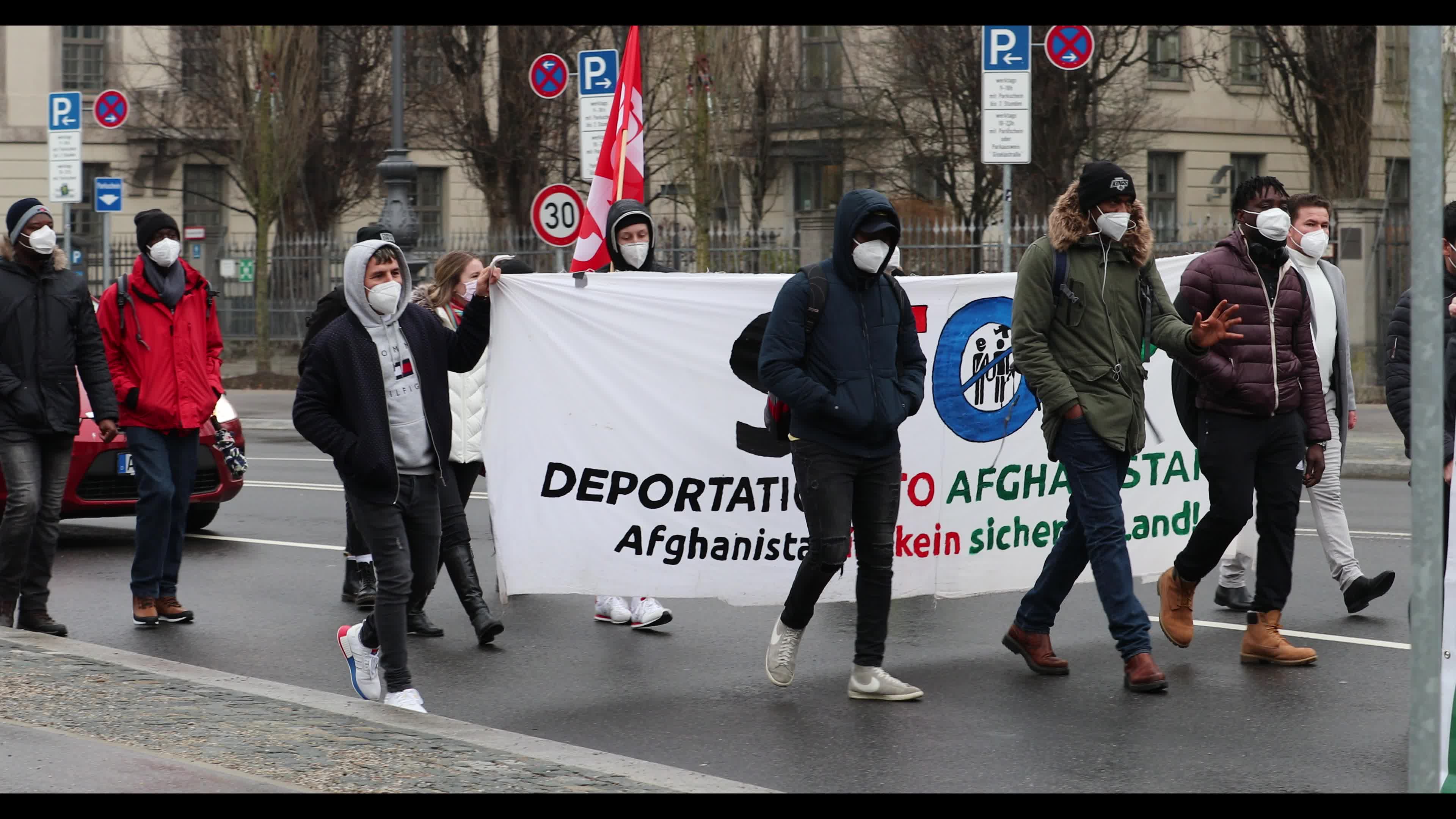 Protest against deportations to Afghanistan