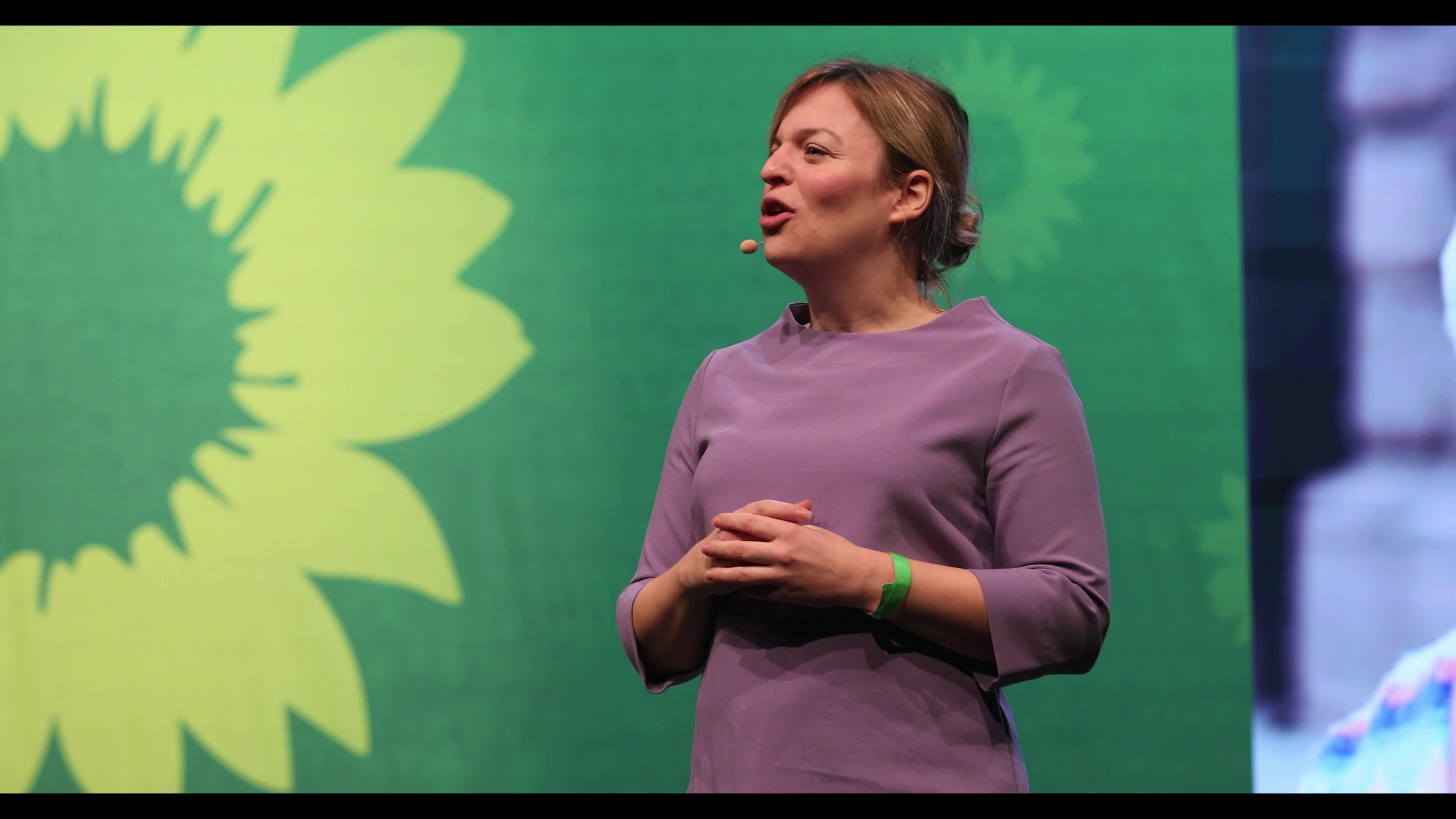 Political Ash Wednesday of the Green Party in Munich, Germany