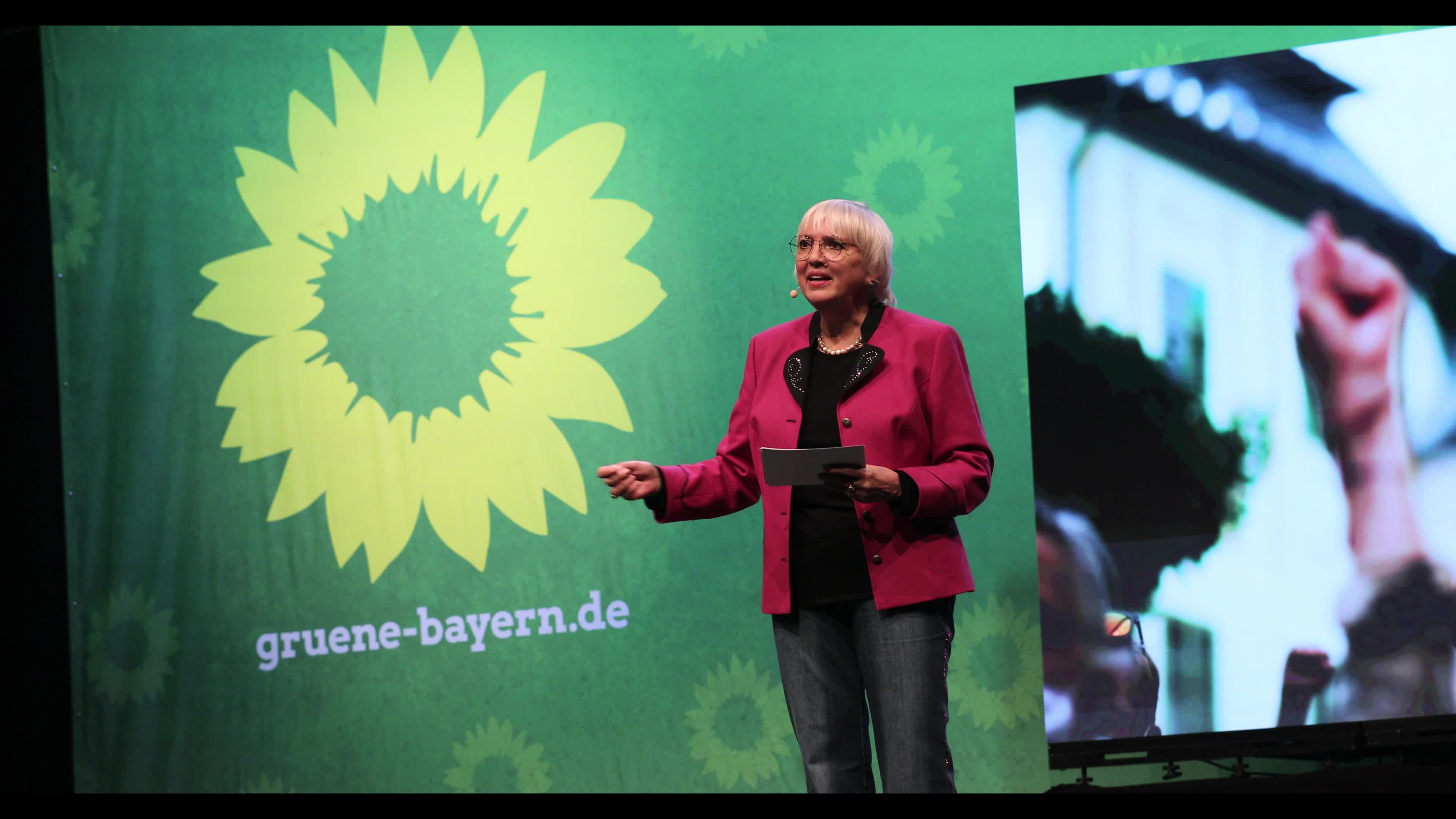 Political Ash Wednesday of the Green Party in Munich, Germany