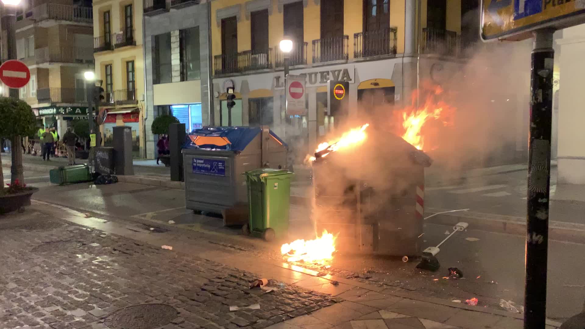 Protest in Granada against the imprisonment of singer Pablo Hasel
