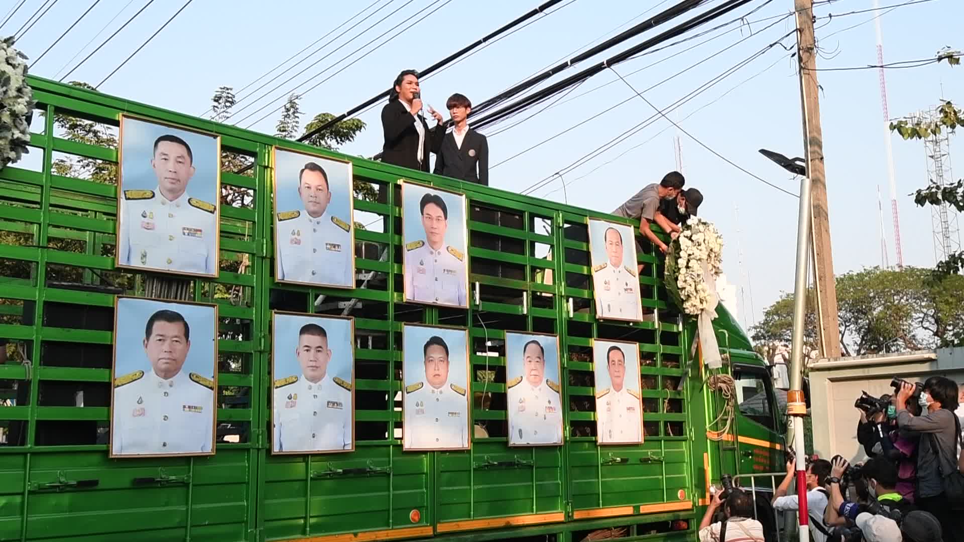 Pro-Democracy Activists Protest Outside The Parliament In Bangkok, Thailand