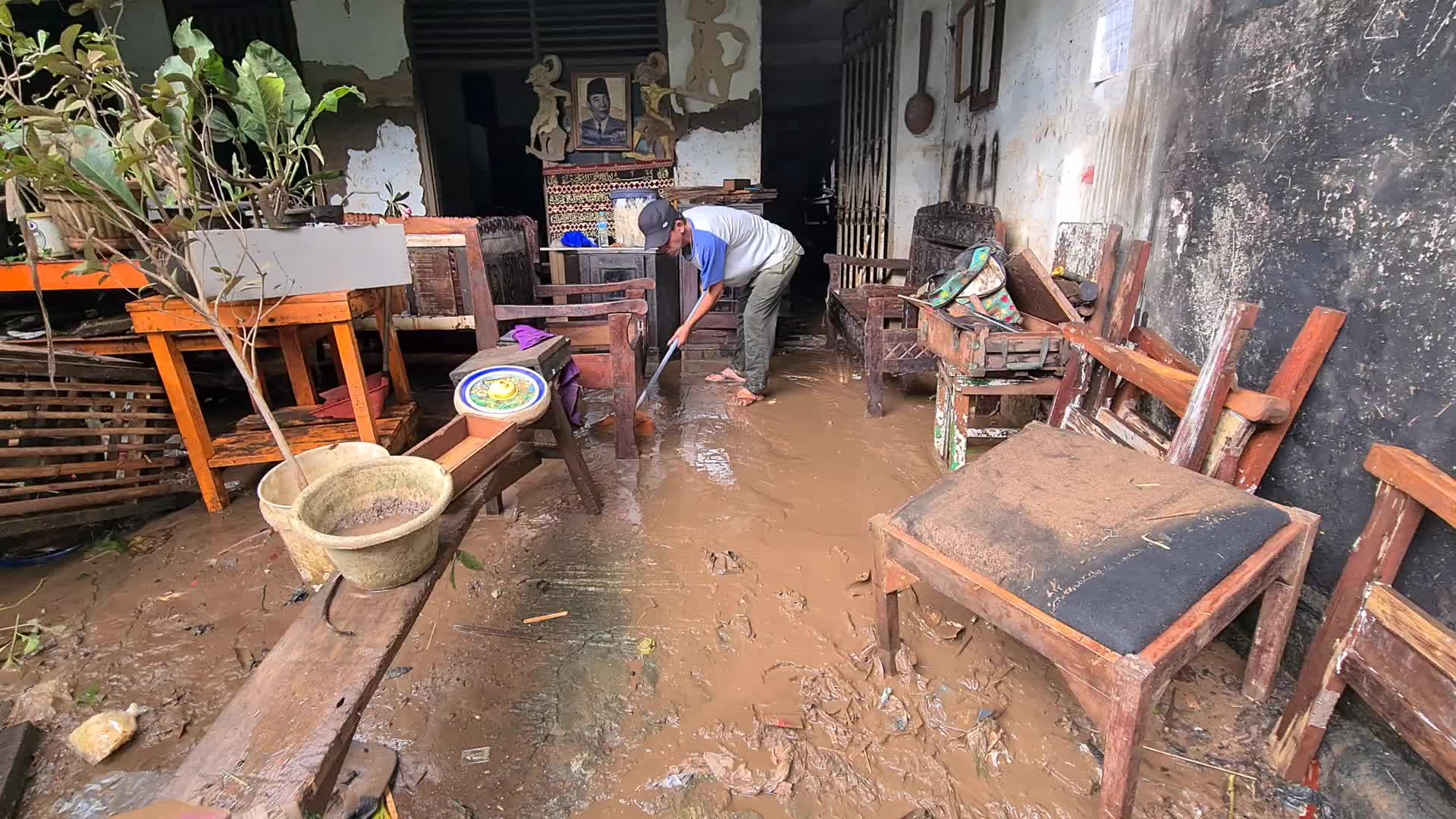 Aftermath flood in Jakarta