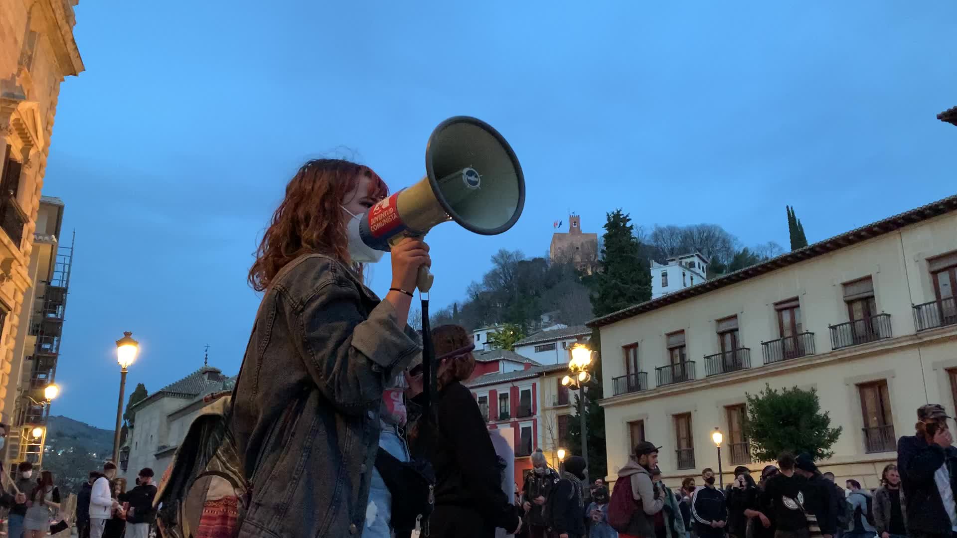 Protest against the imprisonment of singer Pablo Hasel