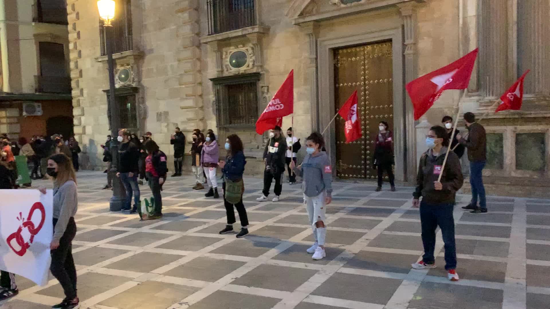 Protest against the imprisonment of singer Pablo Hasel