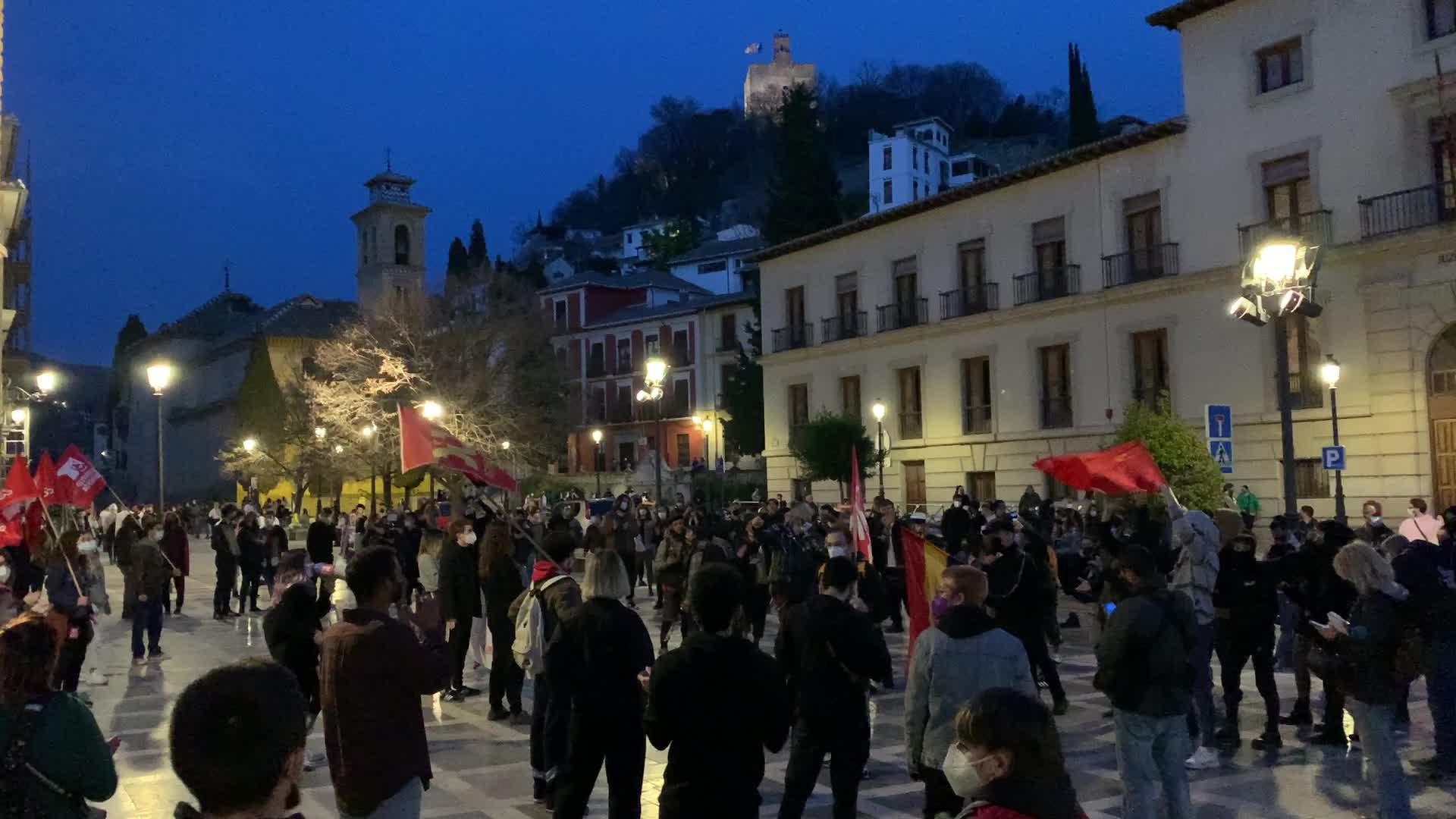 Protest against the imprisonment of singer Pablo Hasel