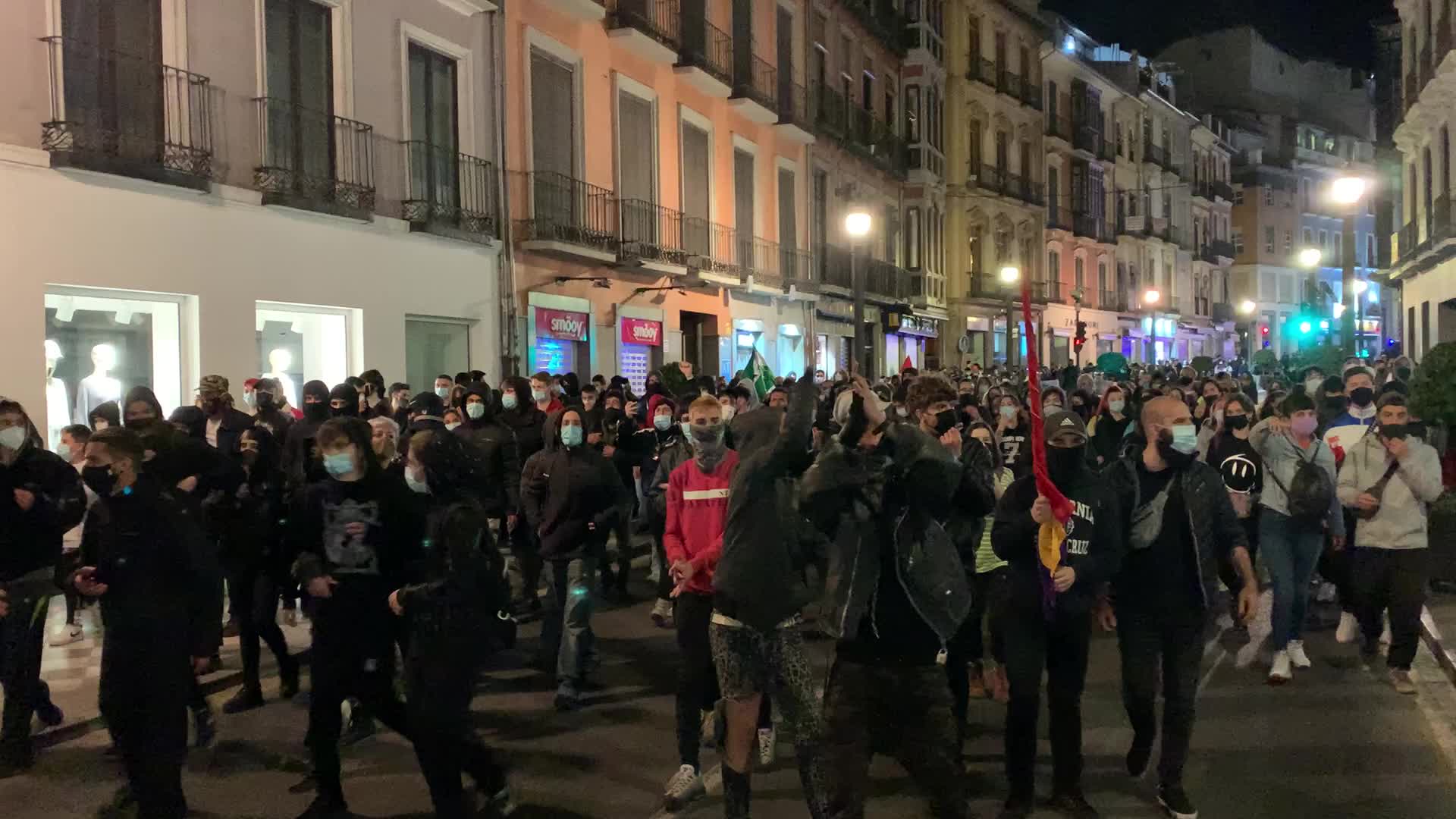 Protest against the imprisonment of singer Pablo Hasel