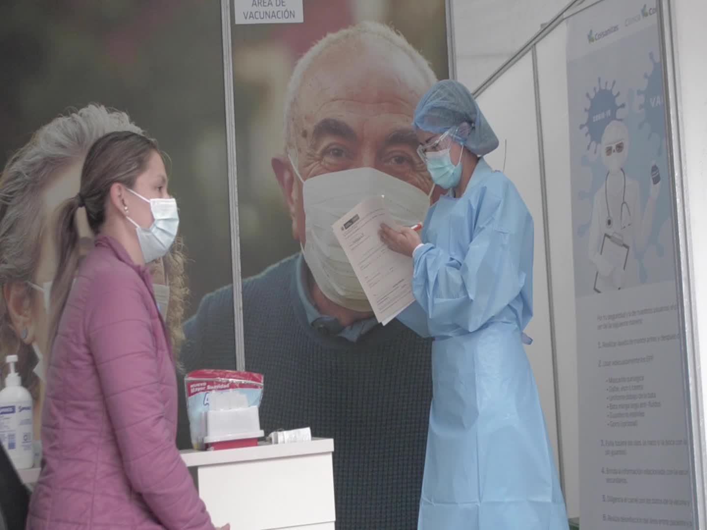 Coronavirus Vaccination Starts In Bogota, Colombia