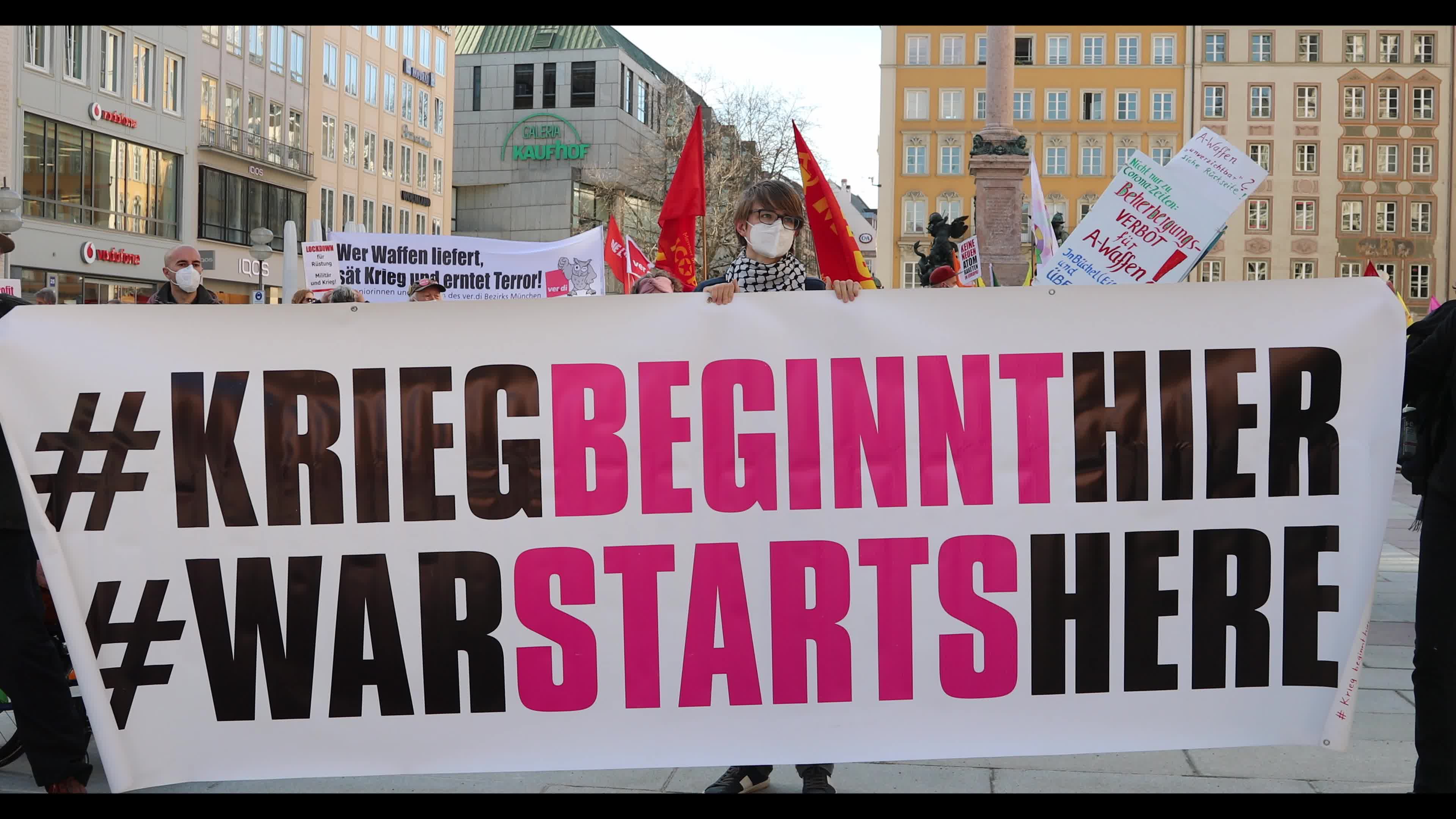 Protest against the Munich Securtity Conference