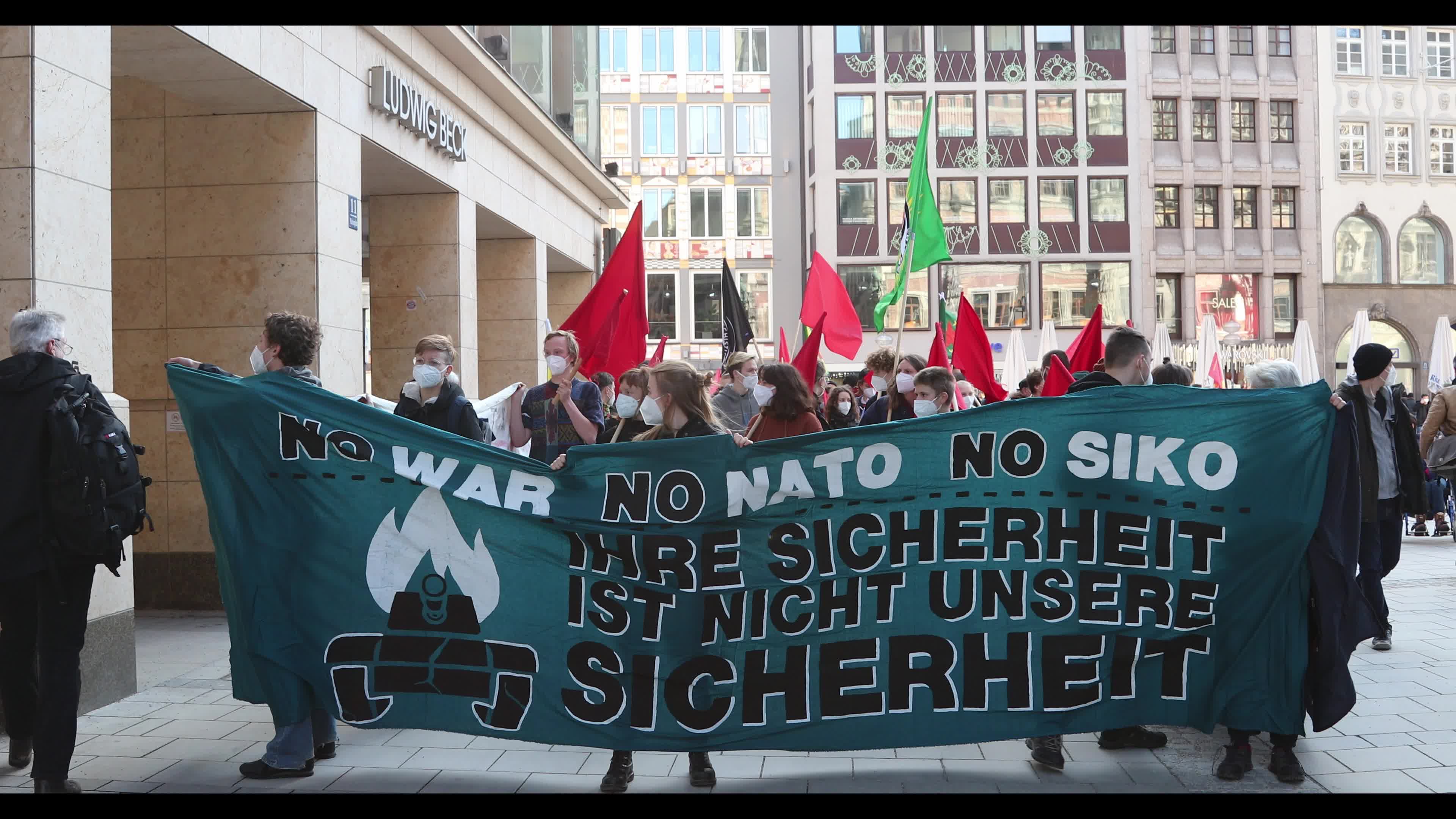 Protest against the Munich Securtity Conference