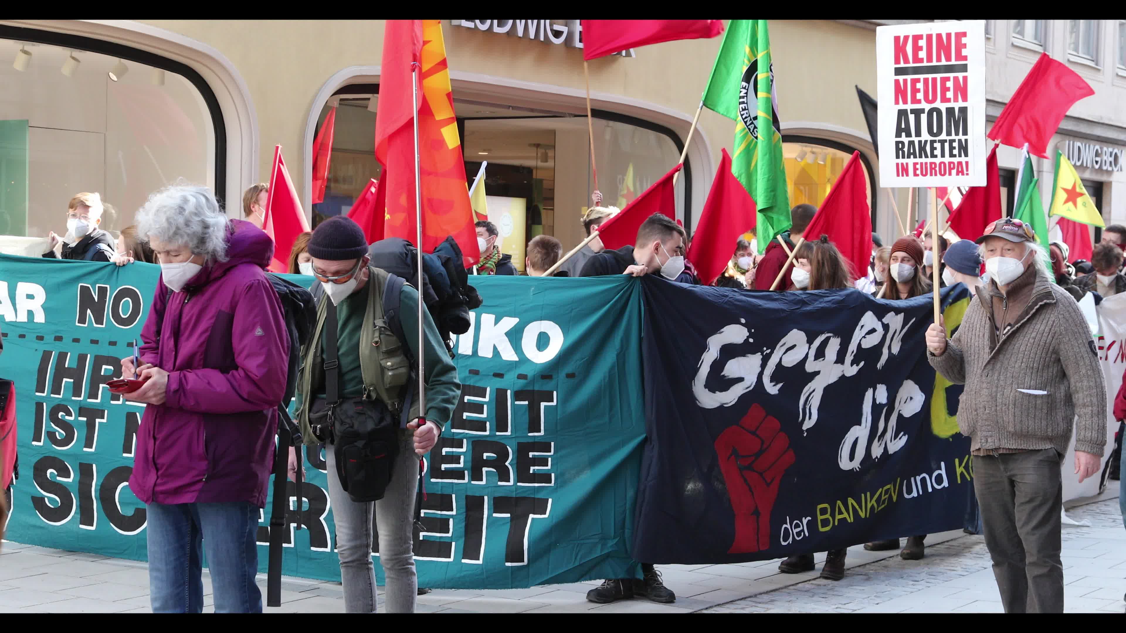 Protest against the Munich Securtity Conference