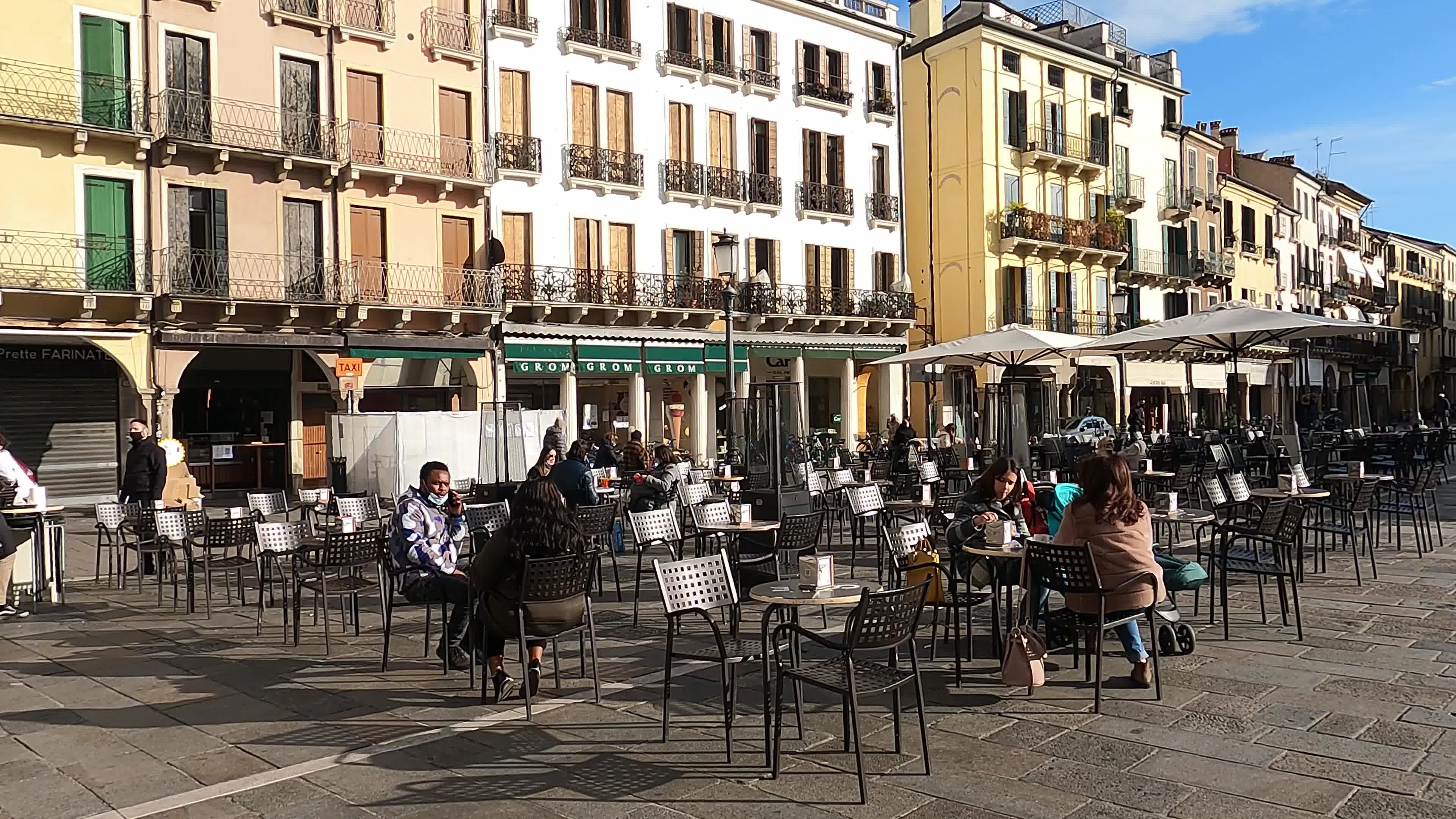 Reopening of bars and restaurants in Padua