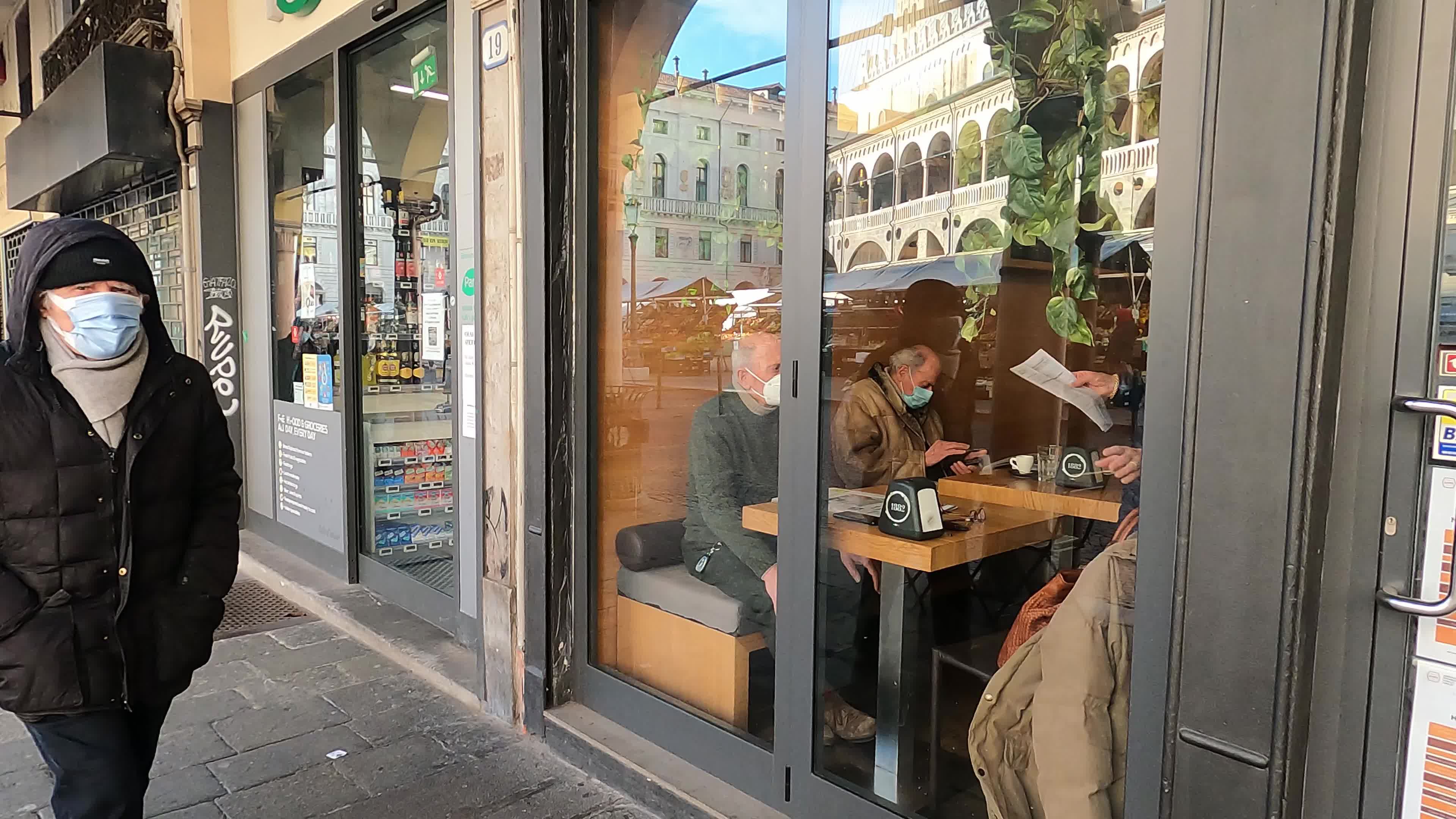 Reopening of bars and restaurants in Padua