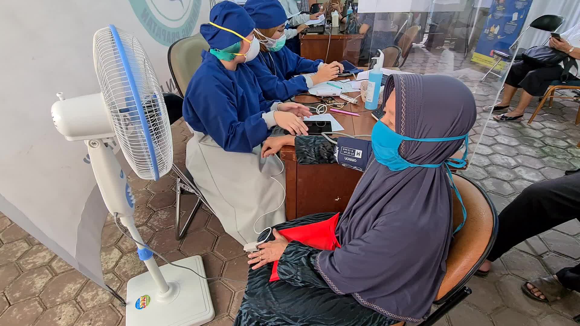 Coronavirus vaccination for elderly in Indonesia