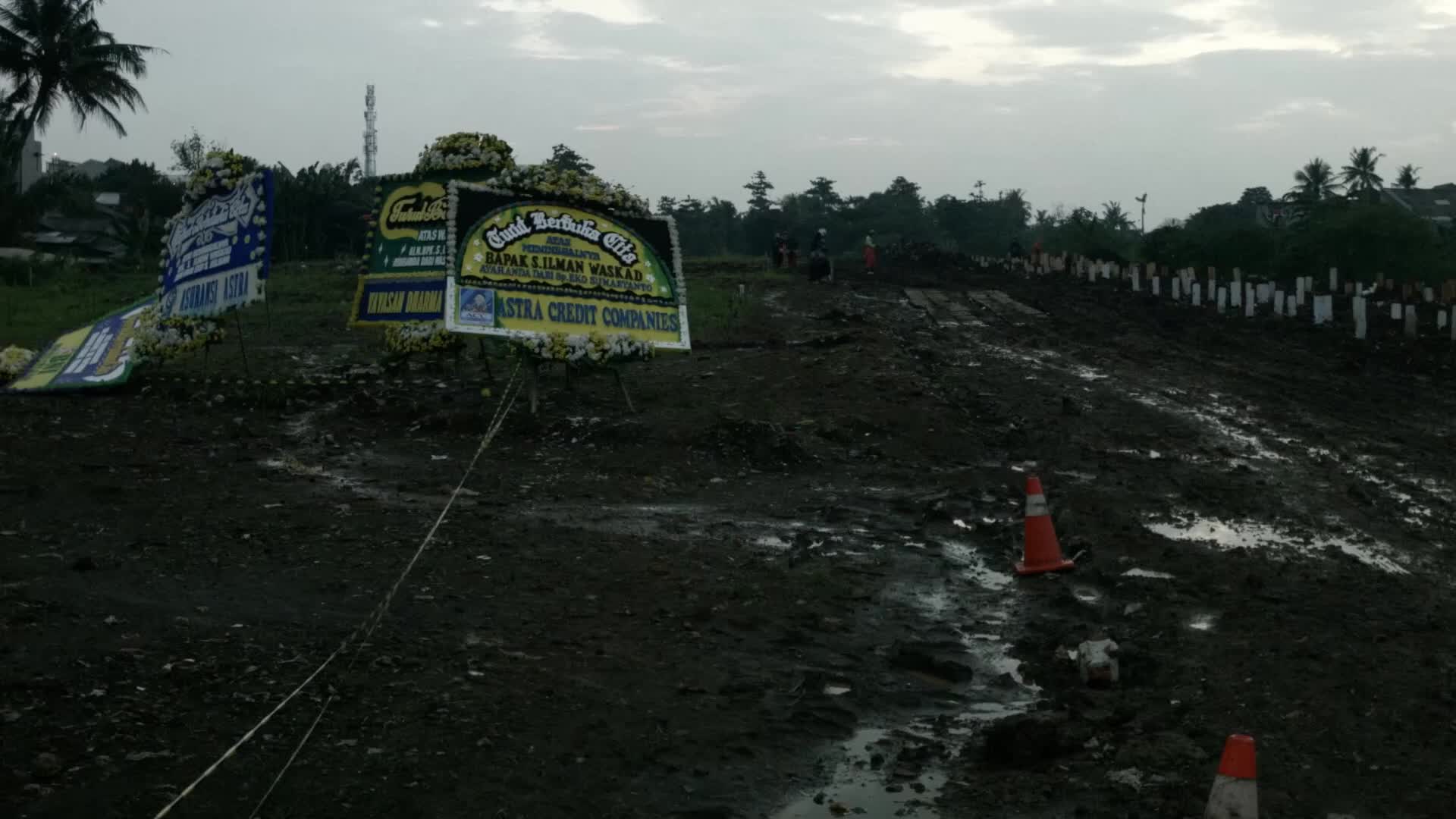 Burial of Covid-19 victims in Jakarta, Indonesia