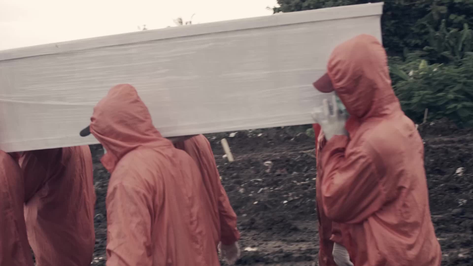 Burial of Covid-19 victims in Jakarta, Indonesia