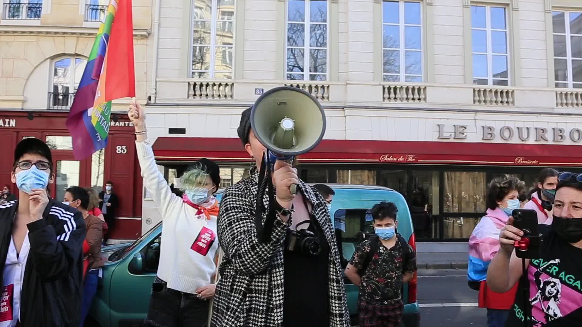Demonstration to ask for the Medically Assisted Reproduction for all in Paris