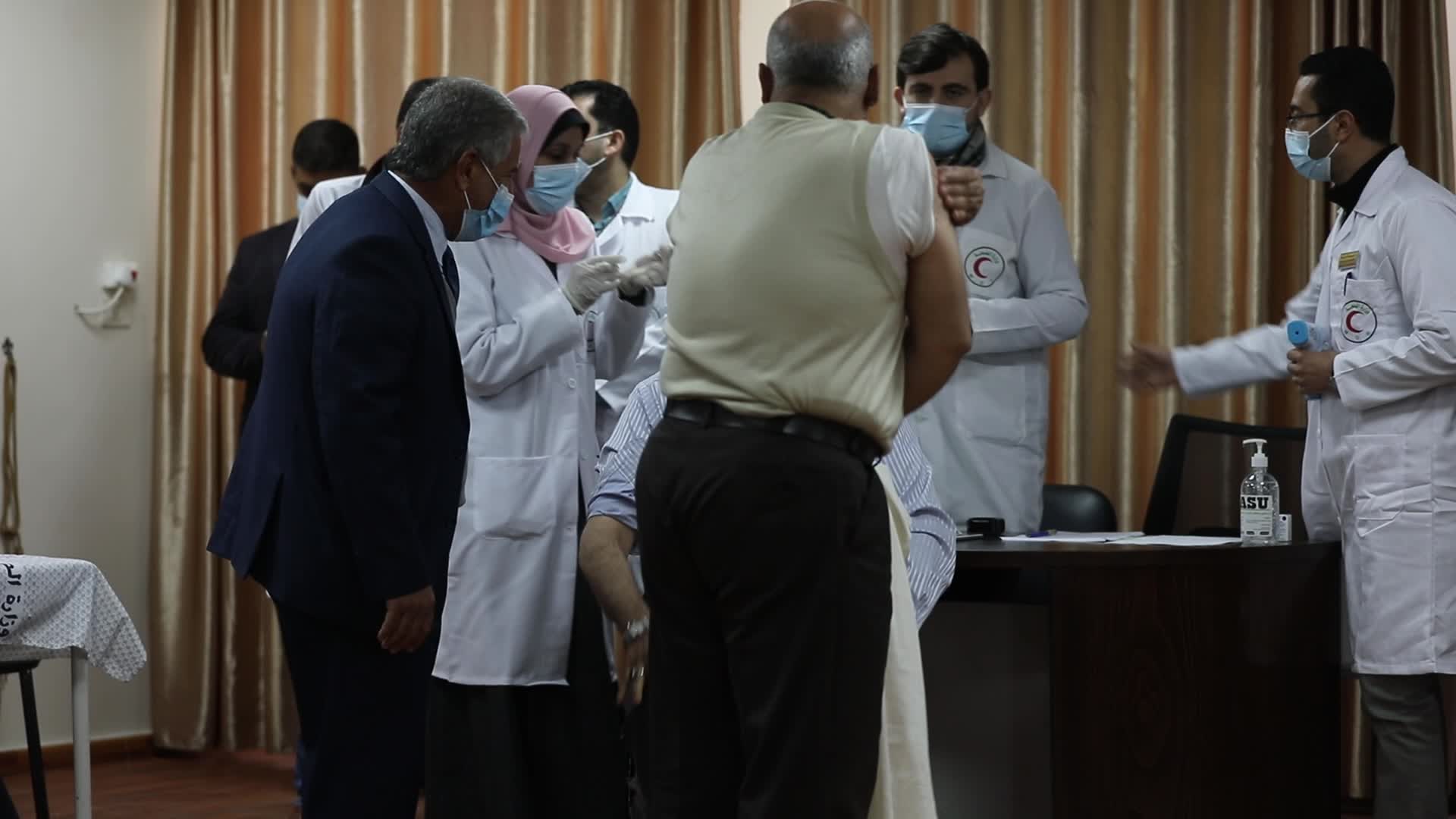 Coronavirus vaccine Sputnik V arrive in Gaza