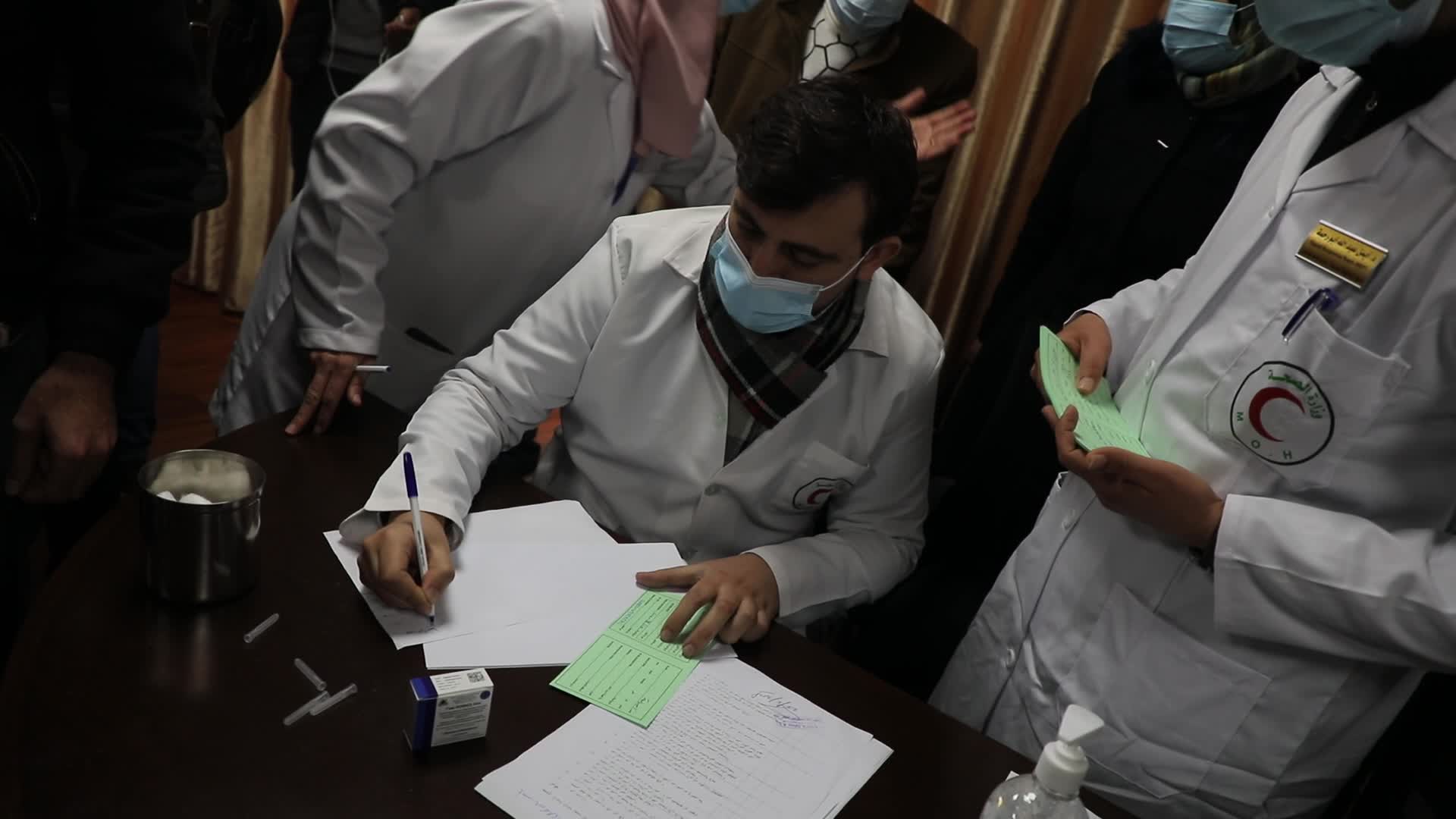 Coronavirus vaccine Sputnik V arrive in Gaza