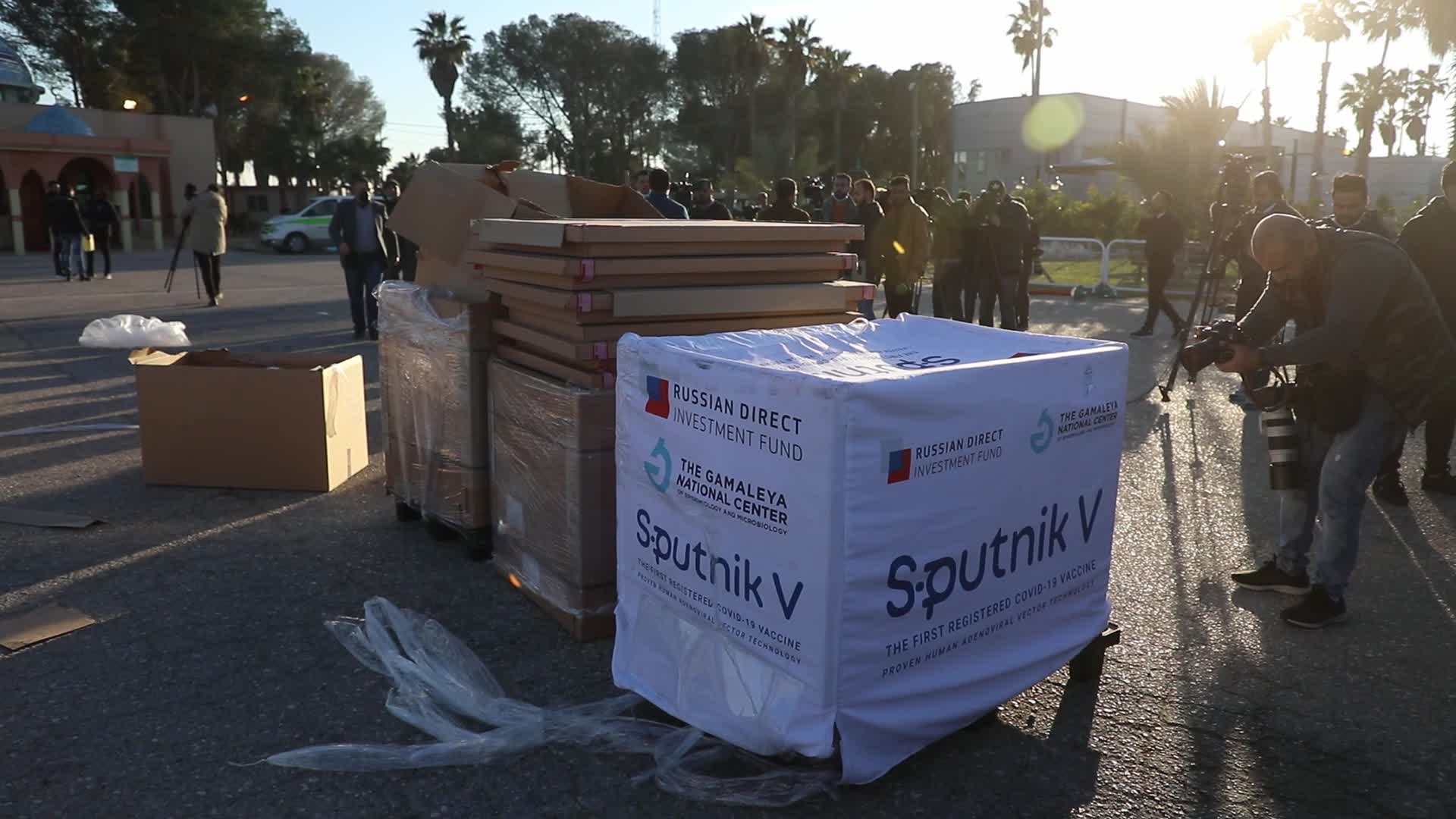 Coronavirus vaccine Sputnik V arrive in Gaza
