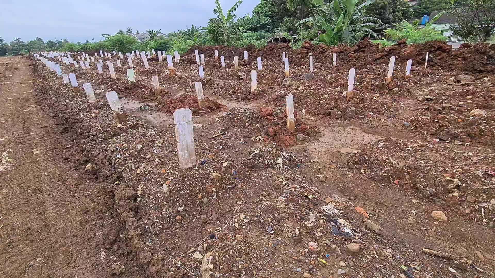 Coronavirus Graveyard in Jakarta, Indonesia