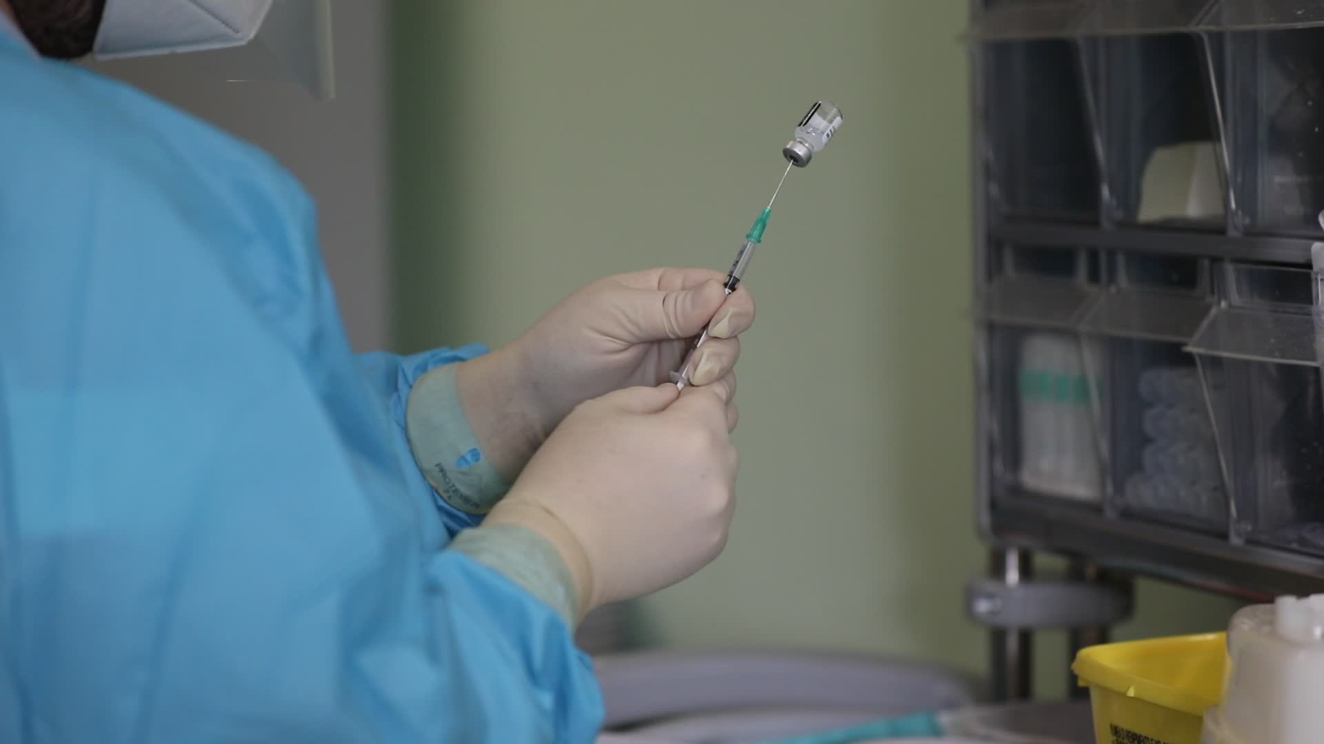 Coronavirus Vaccination For Over 80 In Milan