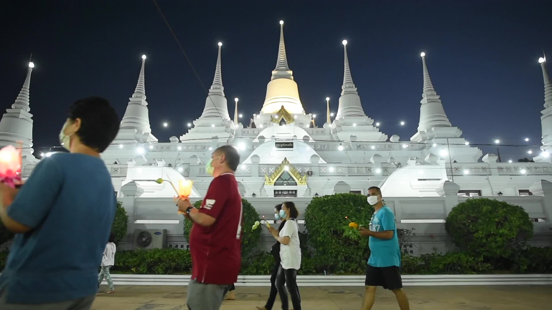 Makha Bucha Day in Thailand