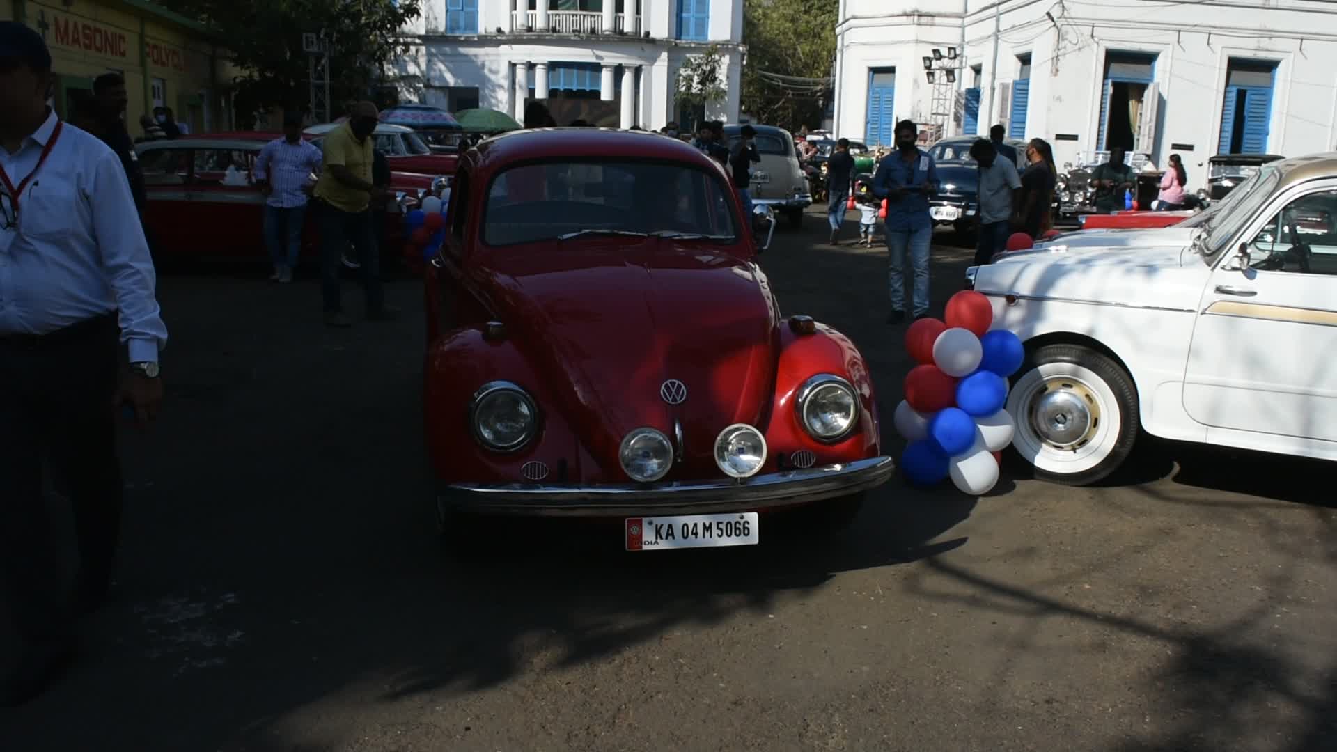 Vintage car show in Kolkata.