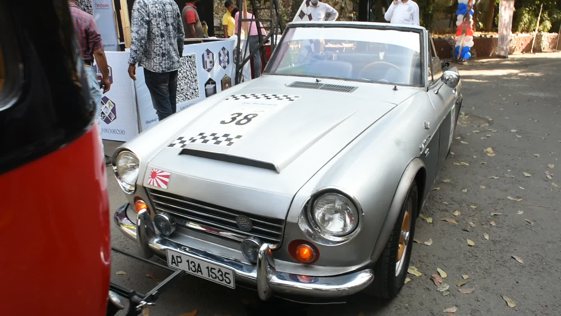 Vintage car show in Kolkata.