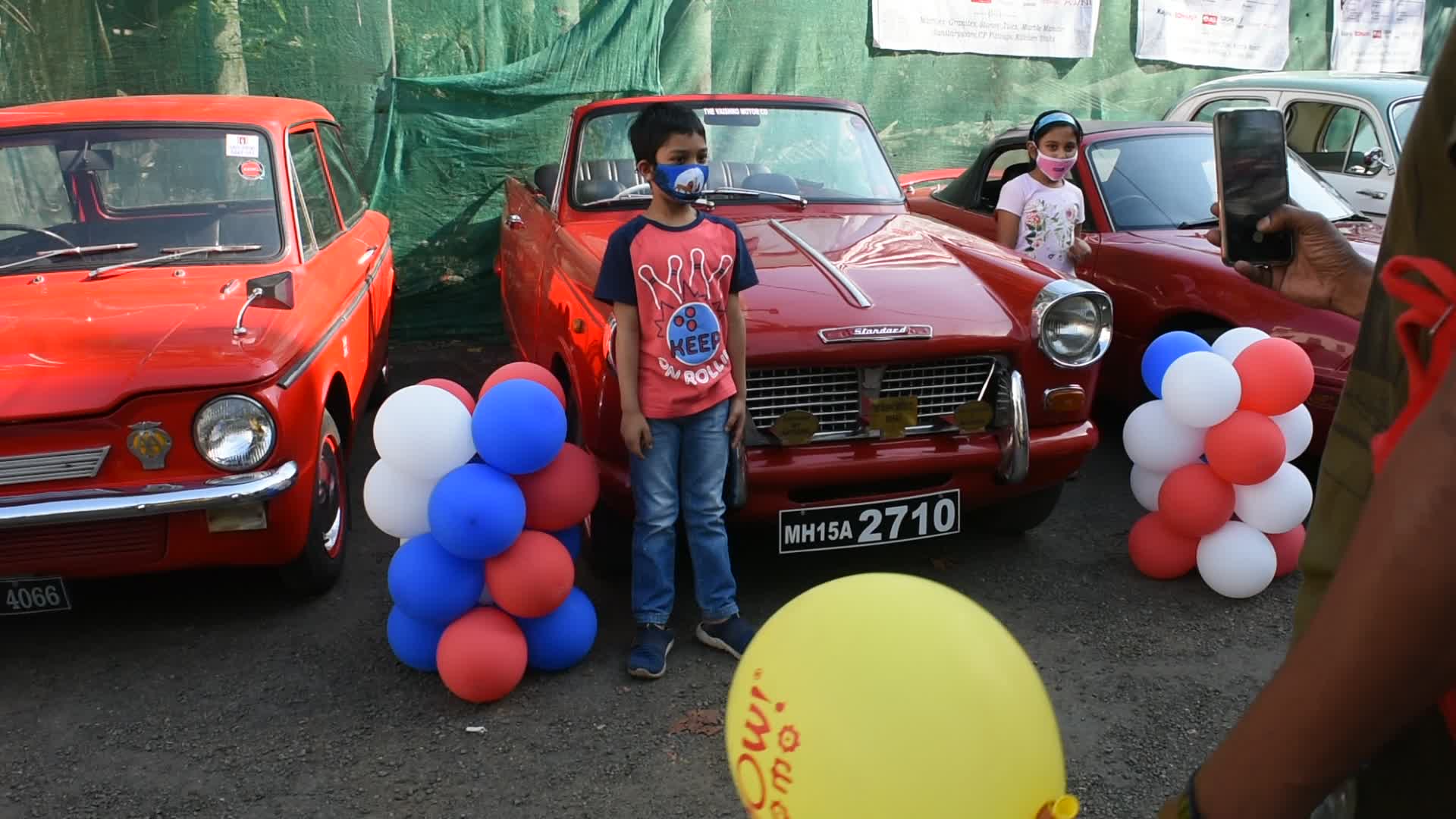Vintage car show in Kolkata.