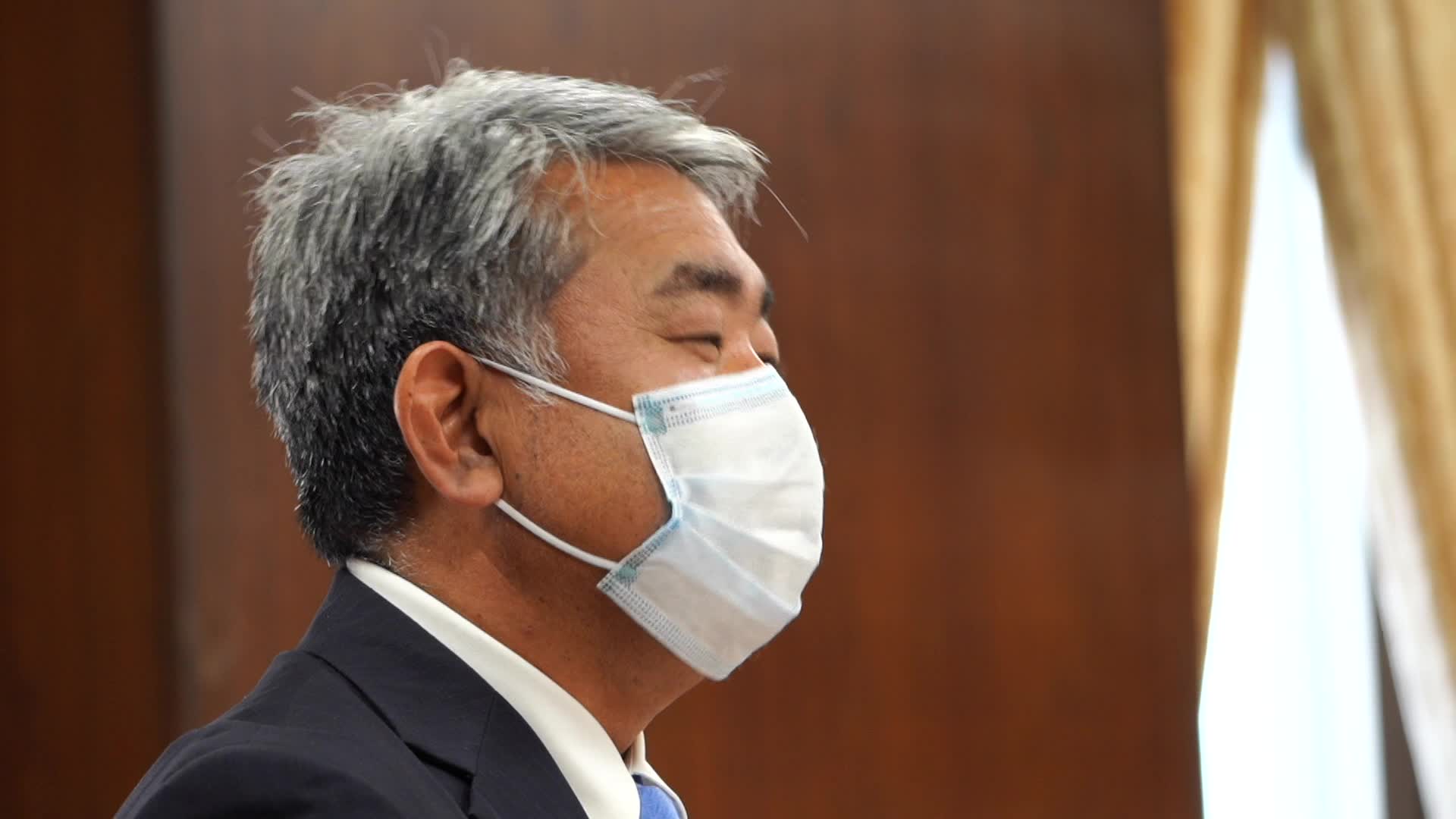 Debate session in the lower house in Tokyo