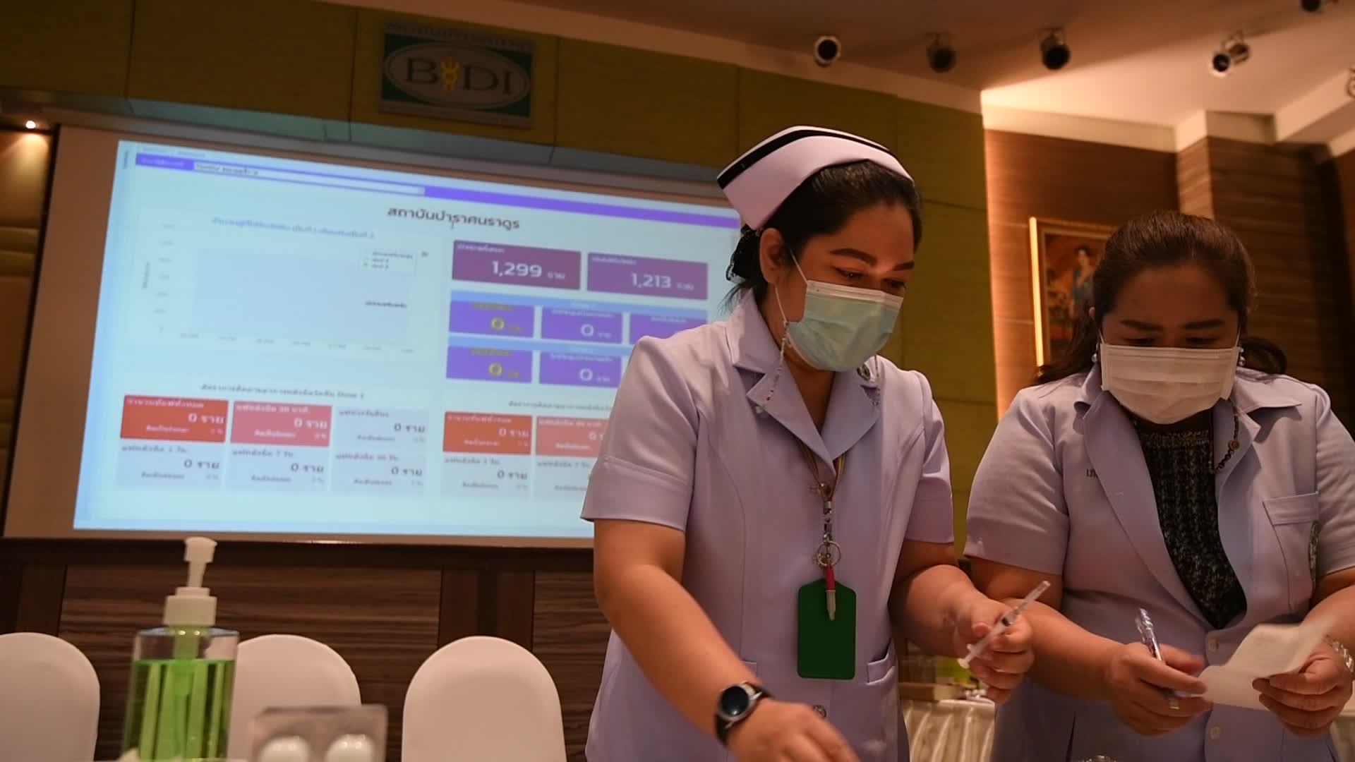 First batch of Sinovac Covid-19 vaccines administered to health workers in Thailand